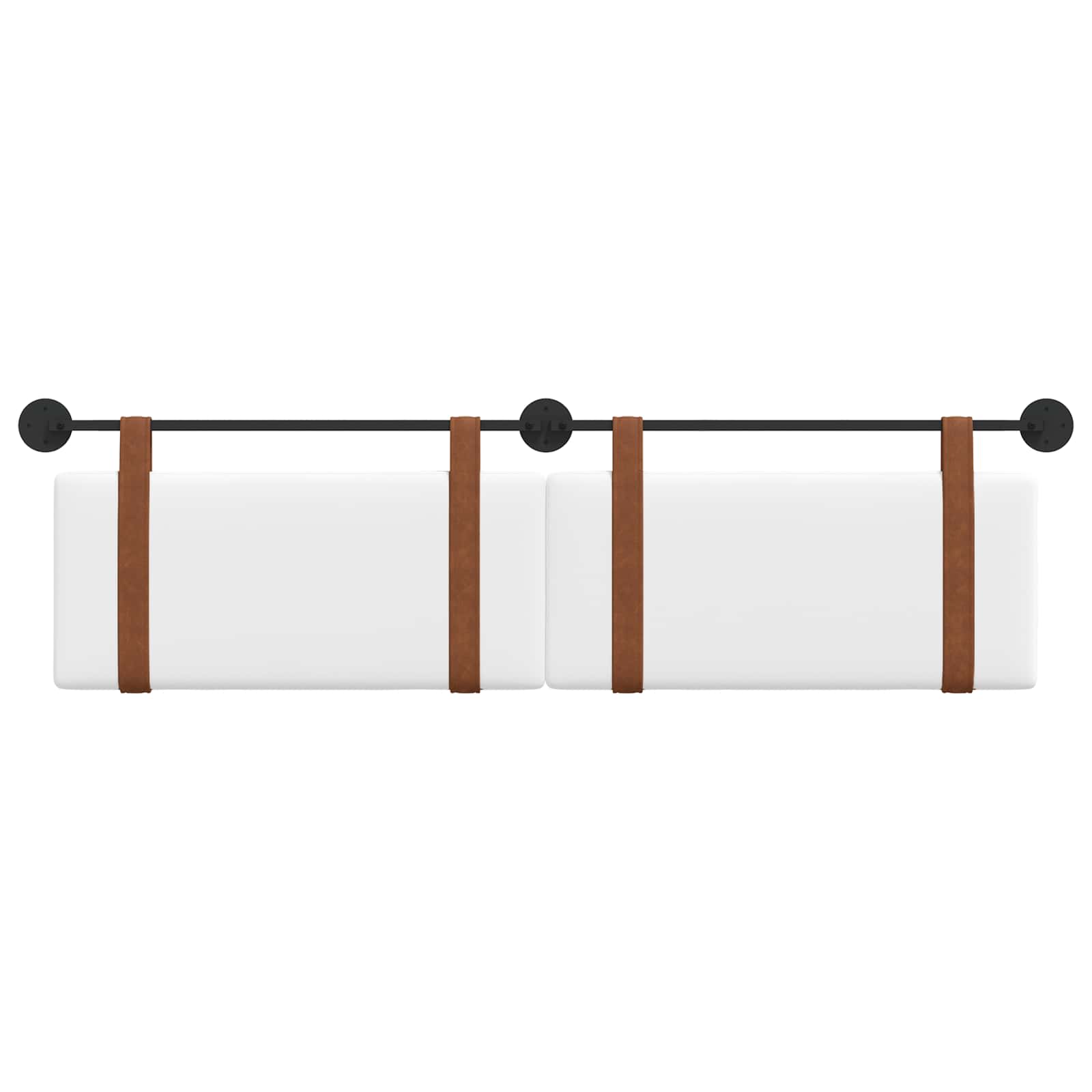 Tête de lit suspendue Uni Blanc 190 x 55 x 5 cm PU antique - XIOS