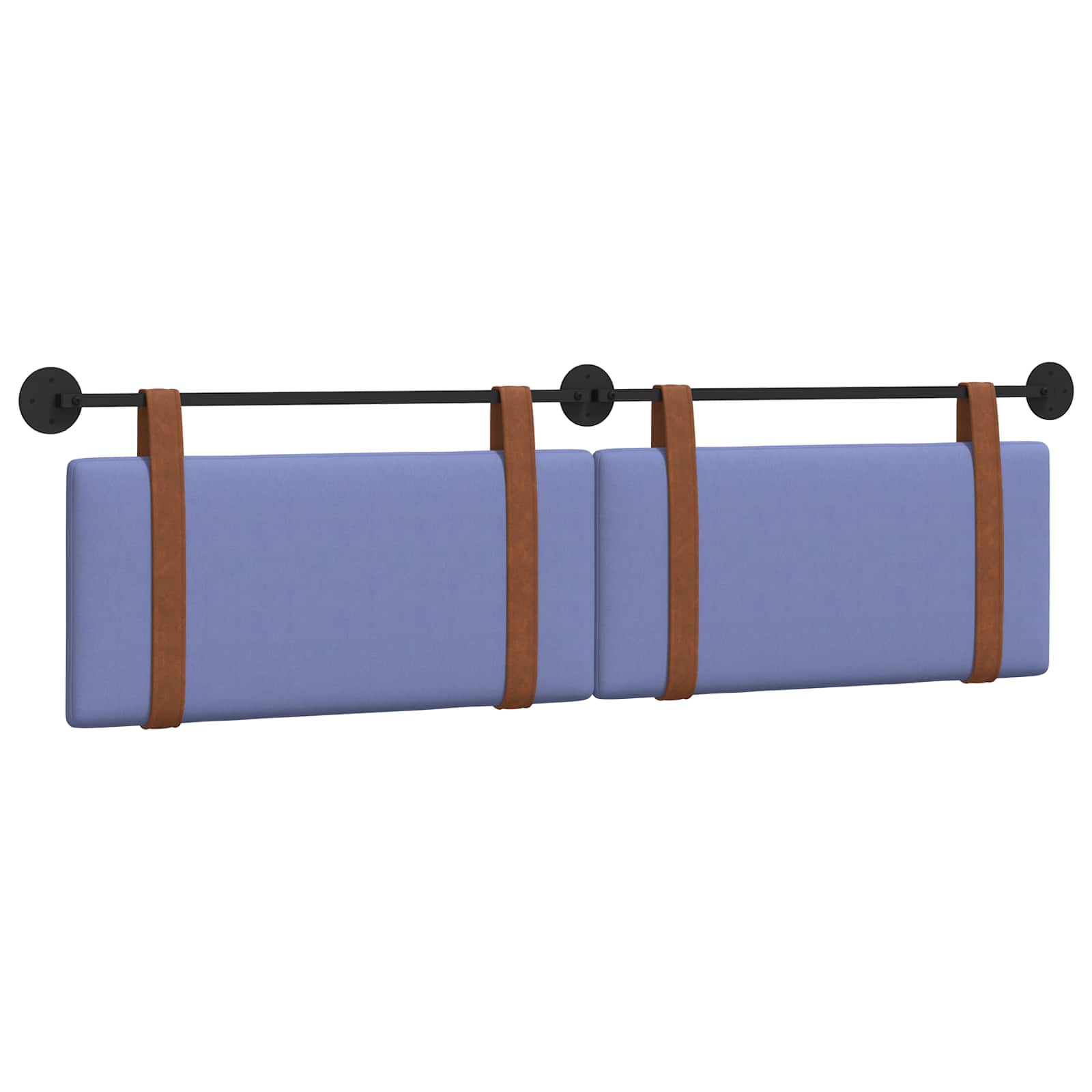 Tête de lit suspendue Uni Bleu denim 190 x 55 x 5 cm PU antique - XIOS