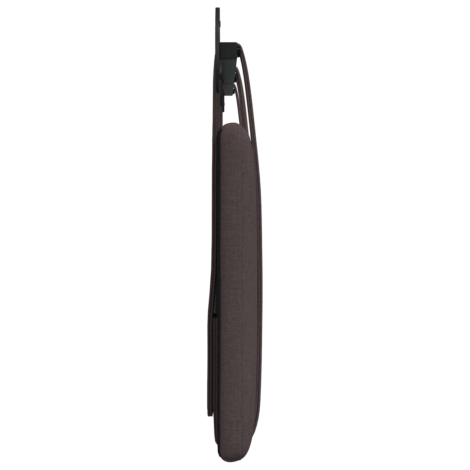Tête de lit suspendue Marron foncé Tissu - XIOS