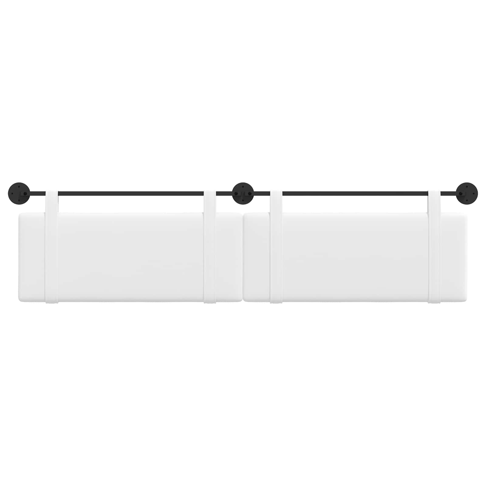 Tête de lit suspendue Blanc tissu - XIOS
