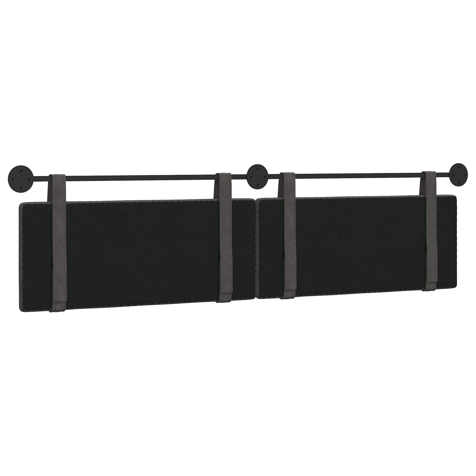 Tête de lit suspendue Noir PU antique - XIOS
