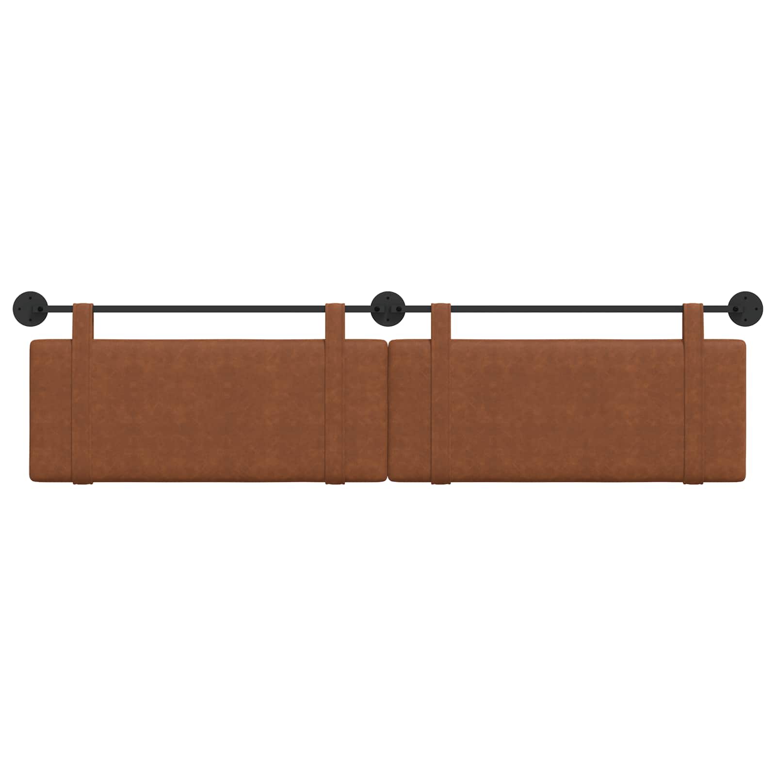 Tête de lit suspendue Uni Marron 210 x 55 x 5 cm PU antique - XIOS