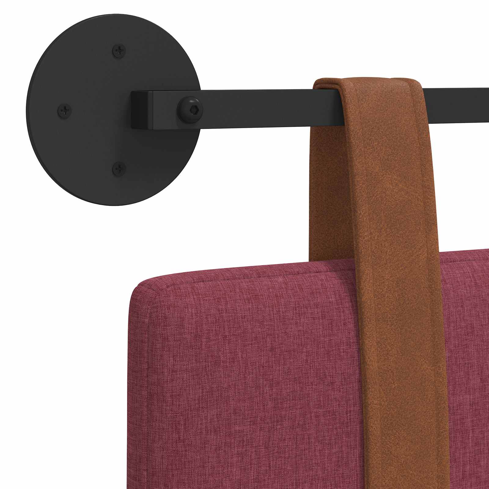 Tête de lit suspendue Bordeaux PU antique - XIOS