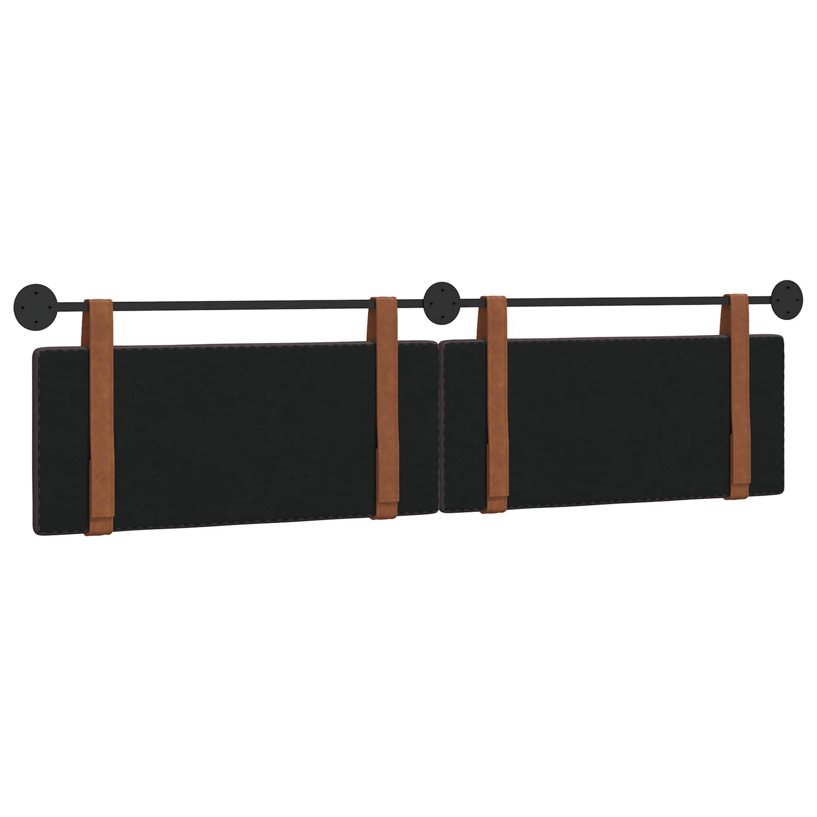 Tête de lit suspendue Marron foncé PU antique - XIOS