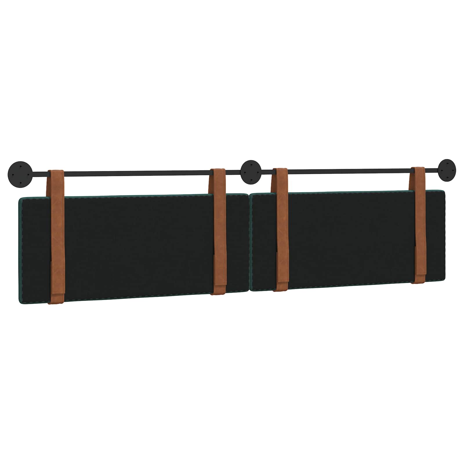 Tête de lit suspendue Vert foncé PU antique - XIOS