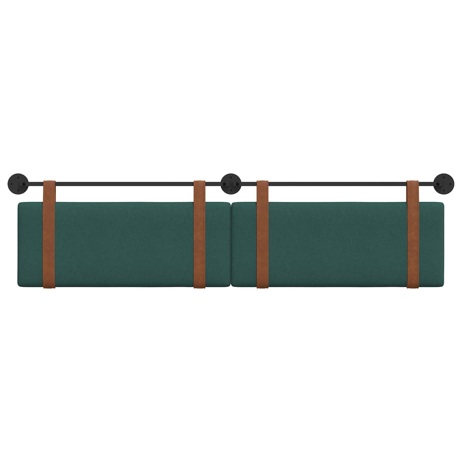 Tête de lit suspendue Vert foncé PU antique - XIOS