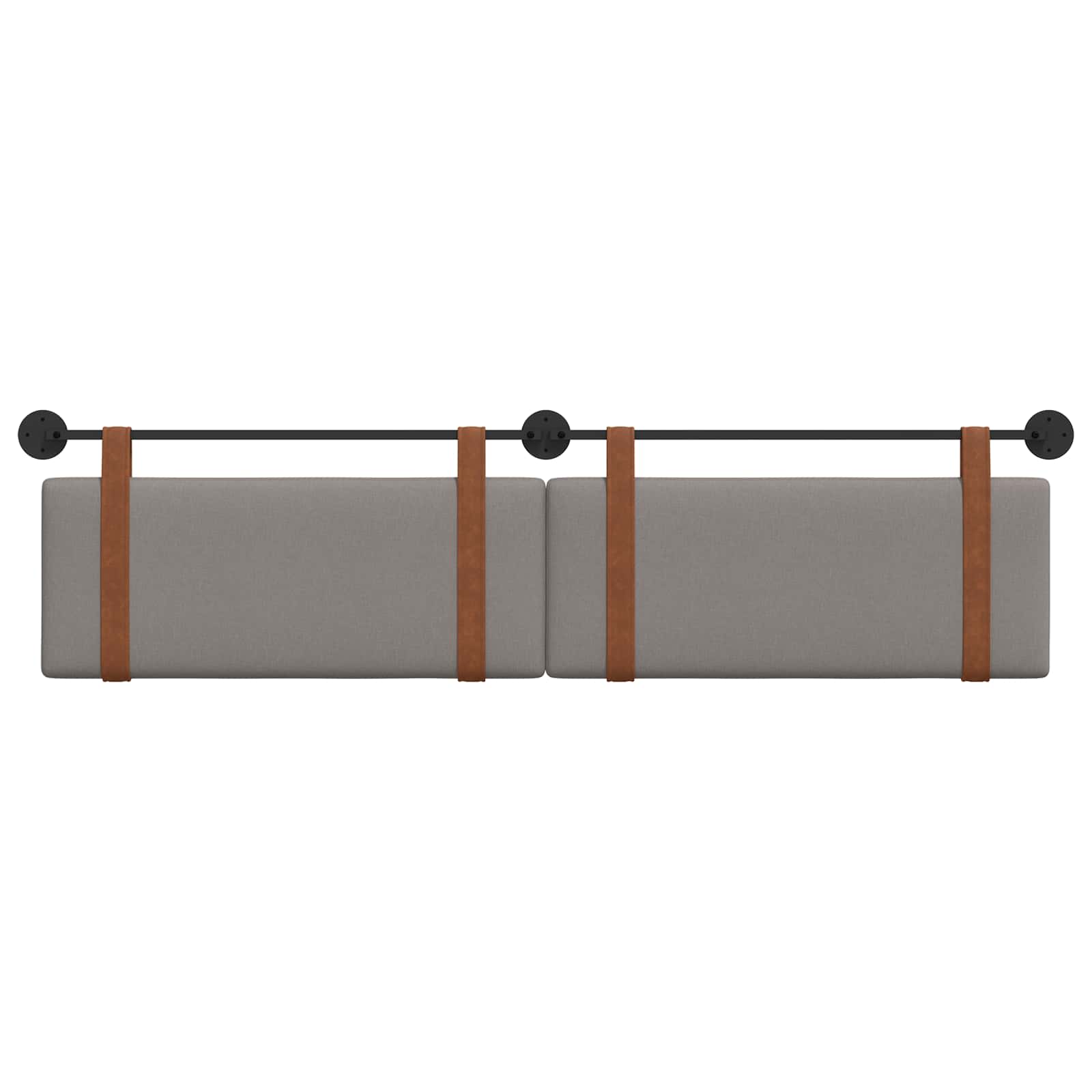 Tête de lit suspendue Taupe PU antique - XIOS
