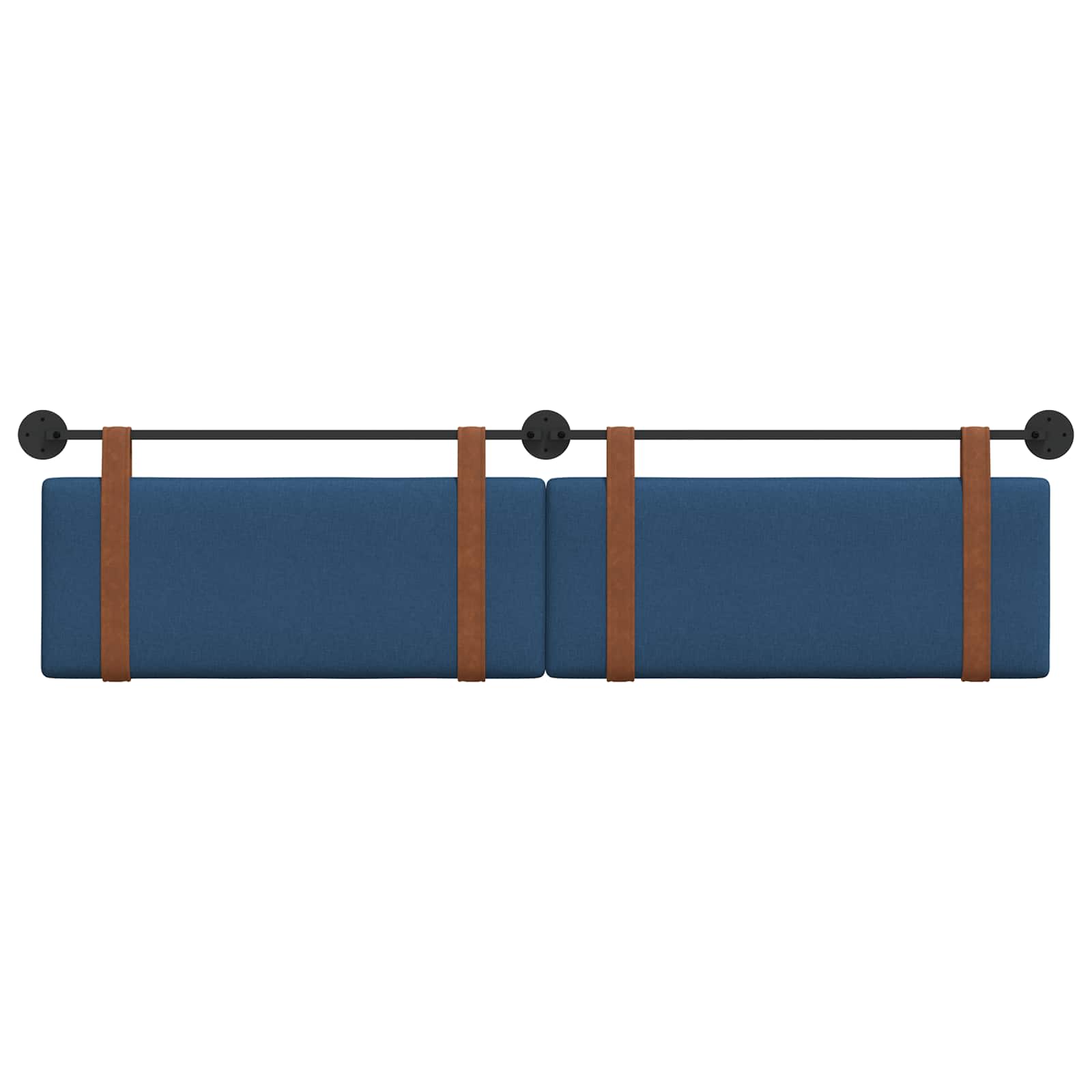Tête de lit suspendue Bleu PU antique - XIOS