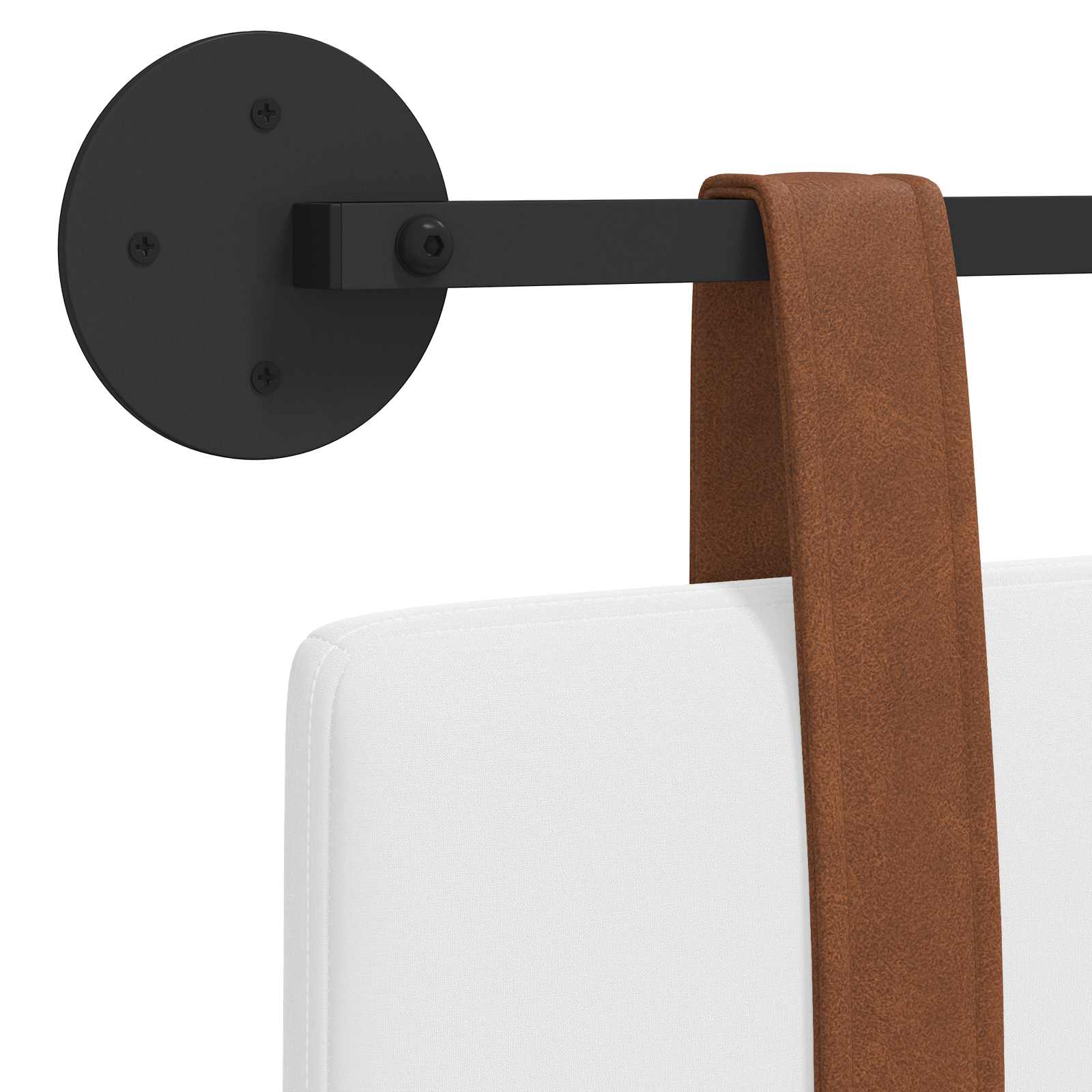 Tête de lit suspendue Blanc PU antique - XIOS