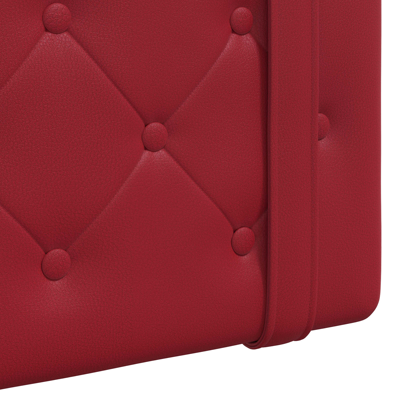 Tête de lit suspendue Bordeaux 130 x 55 x 5 cm Simili cuir - XIOS