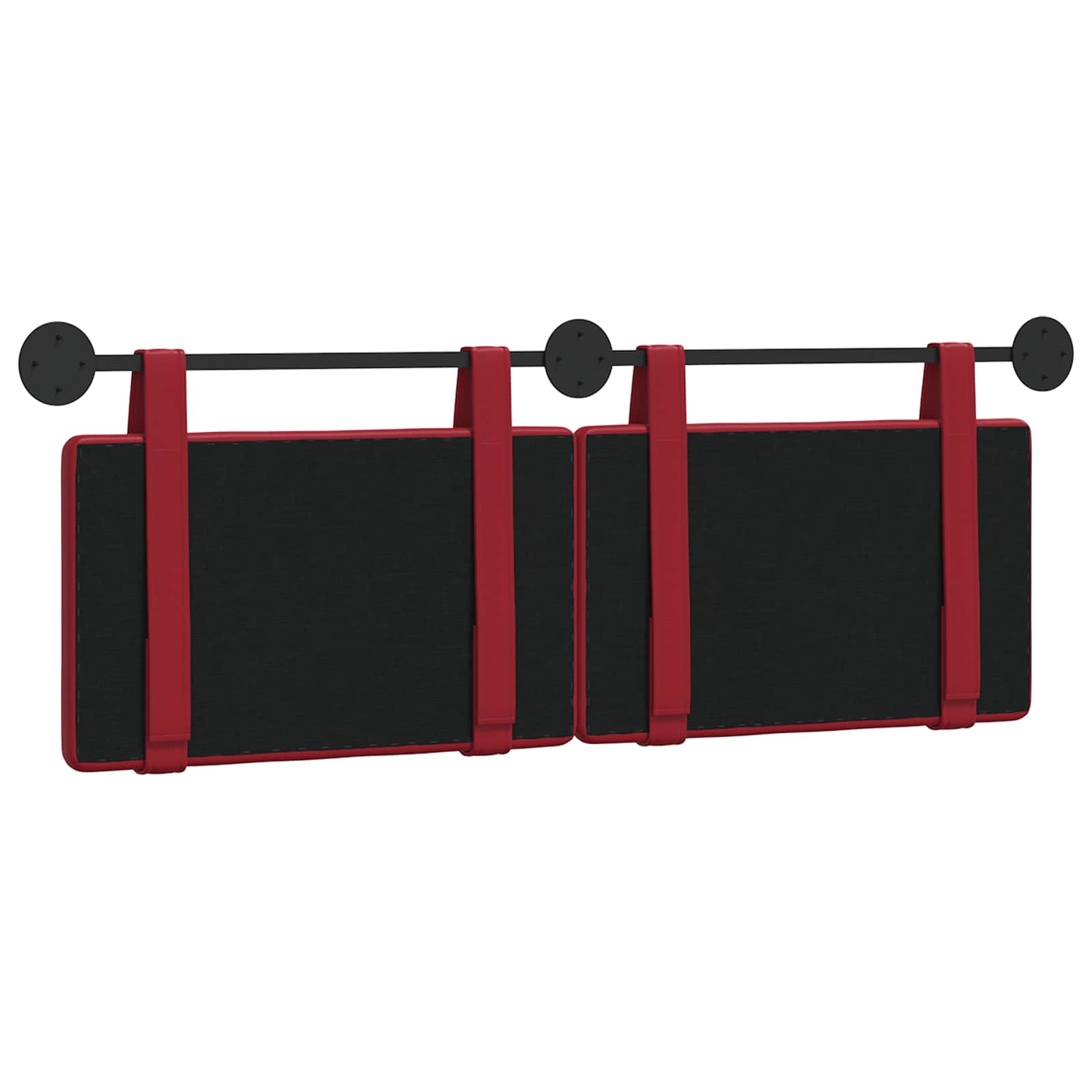 Tête de lit suspendue Bordeaux 130 x 55 x 5 cm Simili cuir - XIOS