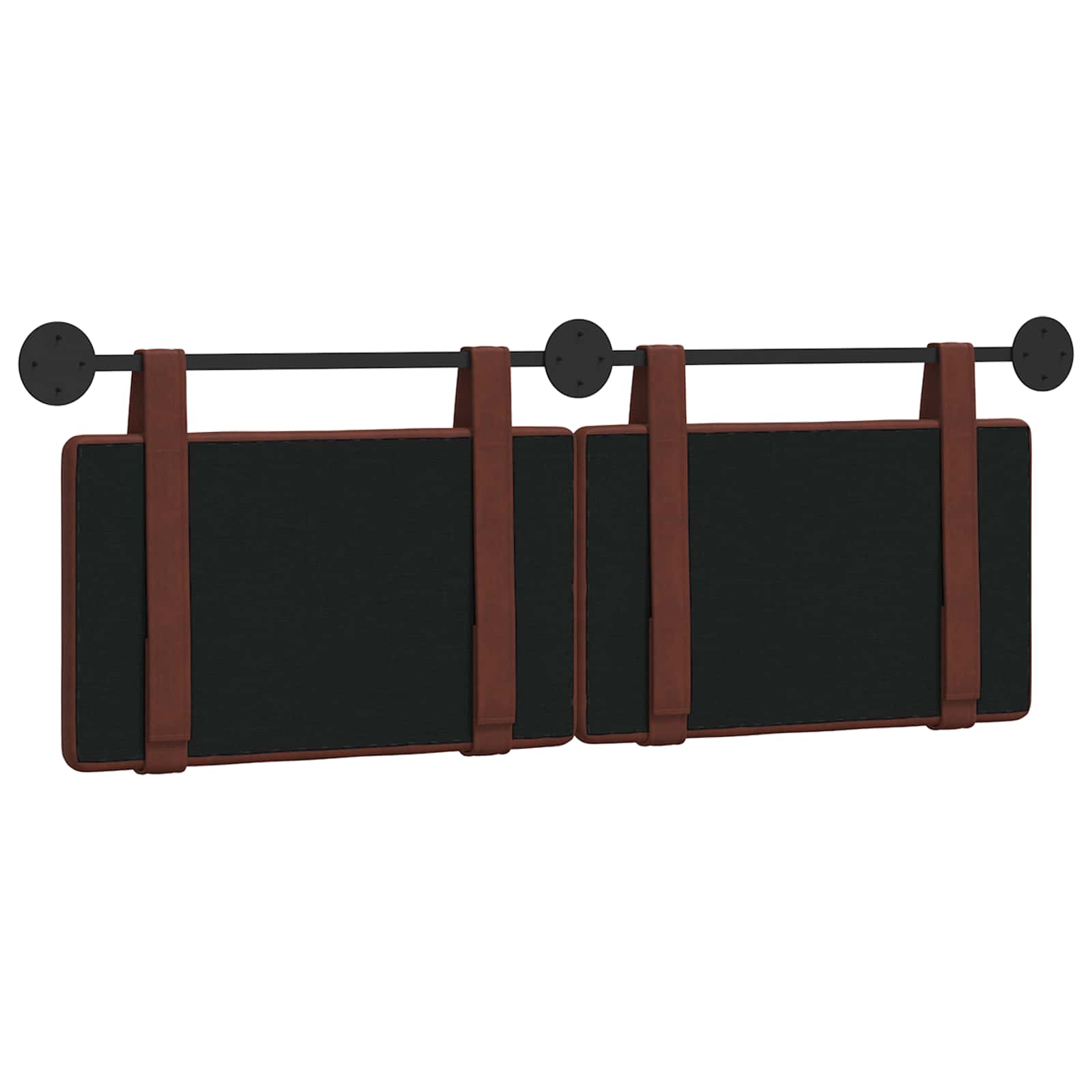 Tête de lit suspendue Brun Brillant 130 x 55 x 5 cm PU antique - XIOS