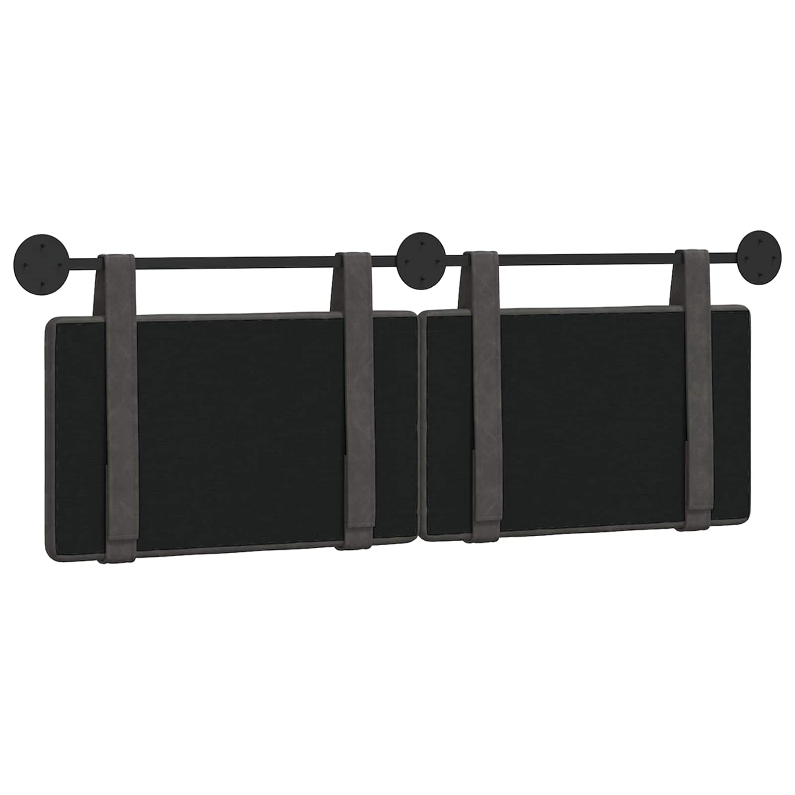 Tête de lit suspendue Noir PU antique - XIOS