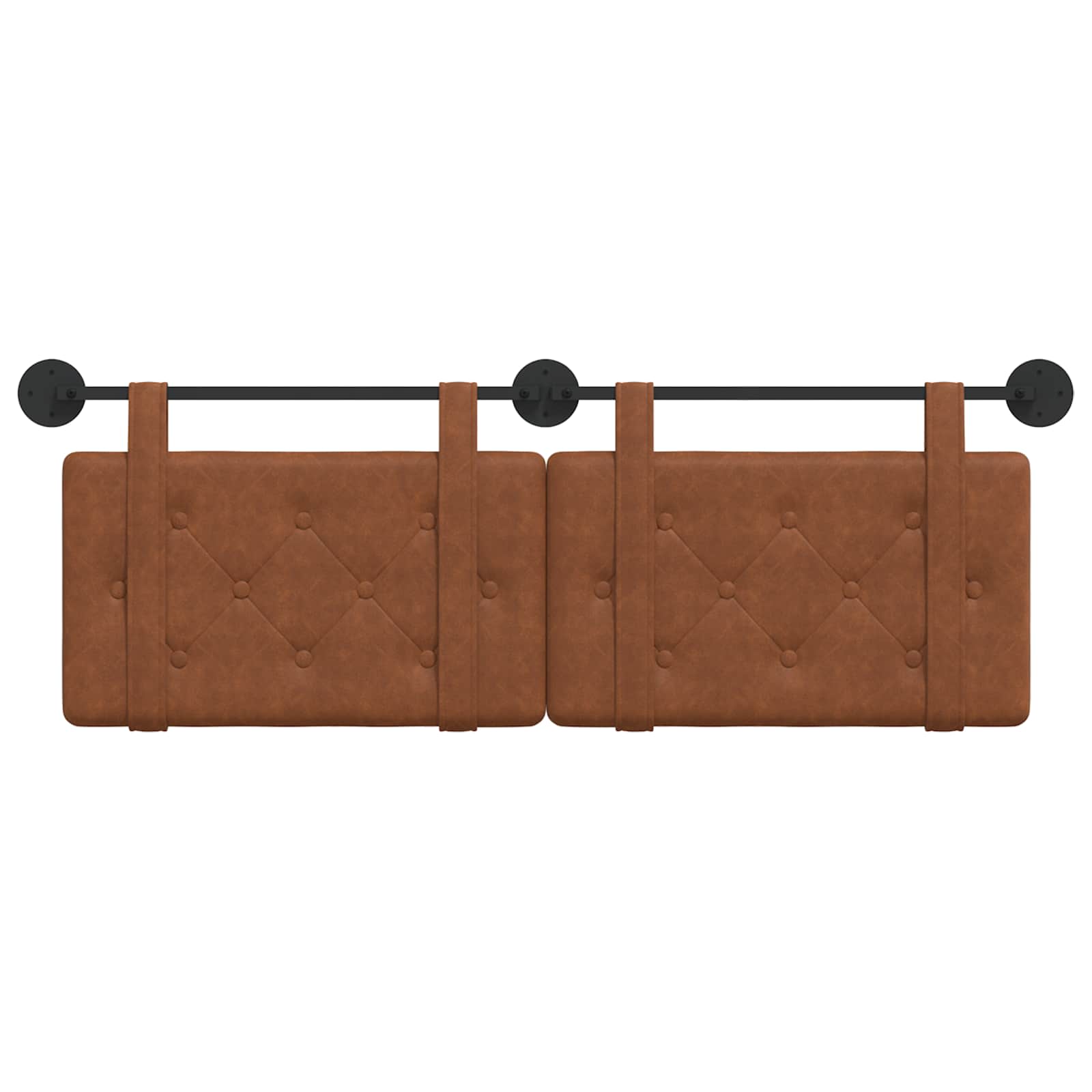 Tête de lit suspendue Marron PU antique - XIOS