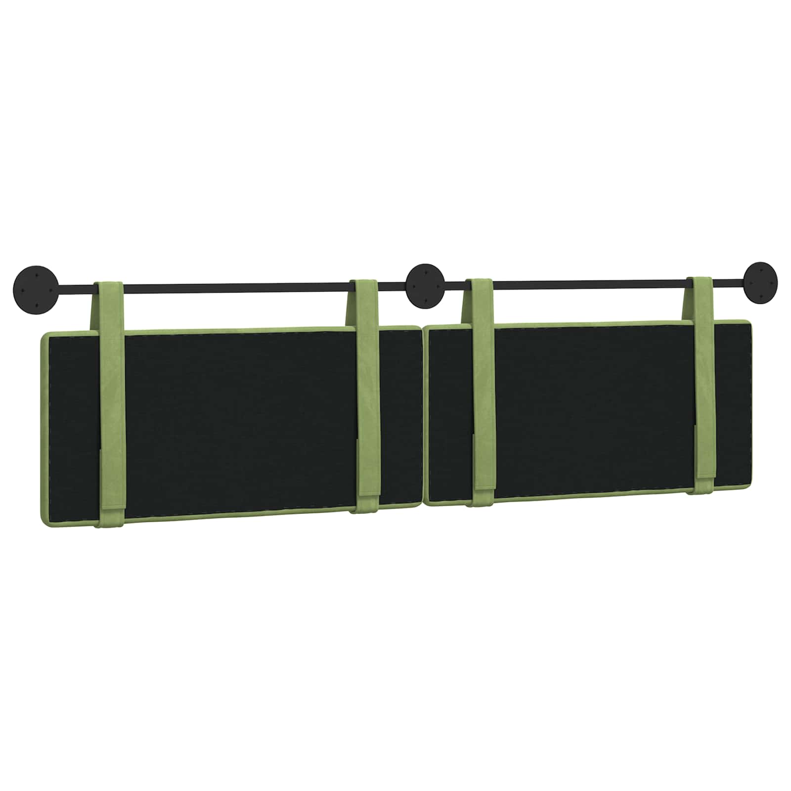 Tête de lit suspendue Vert clair 170 x 55 x 5 cm Velours - XIOS