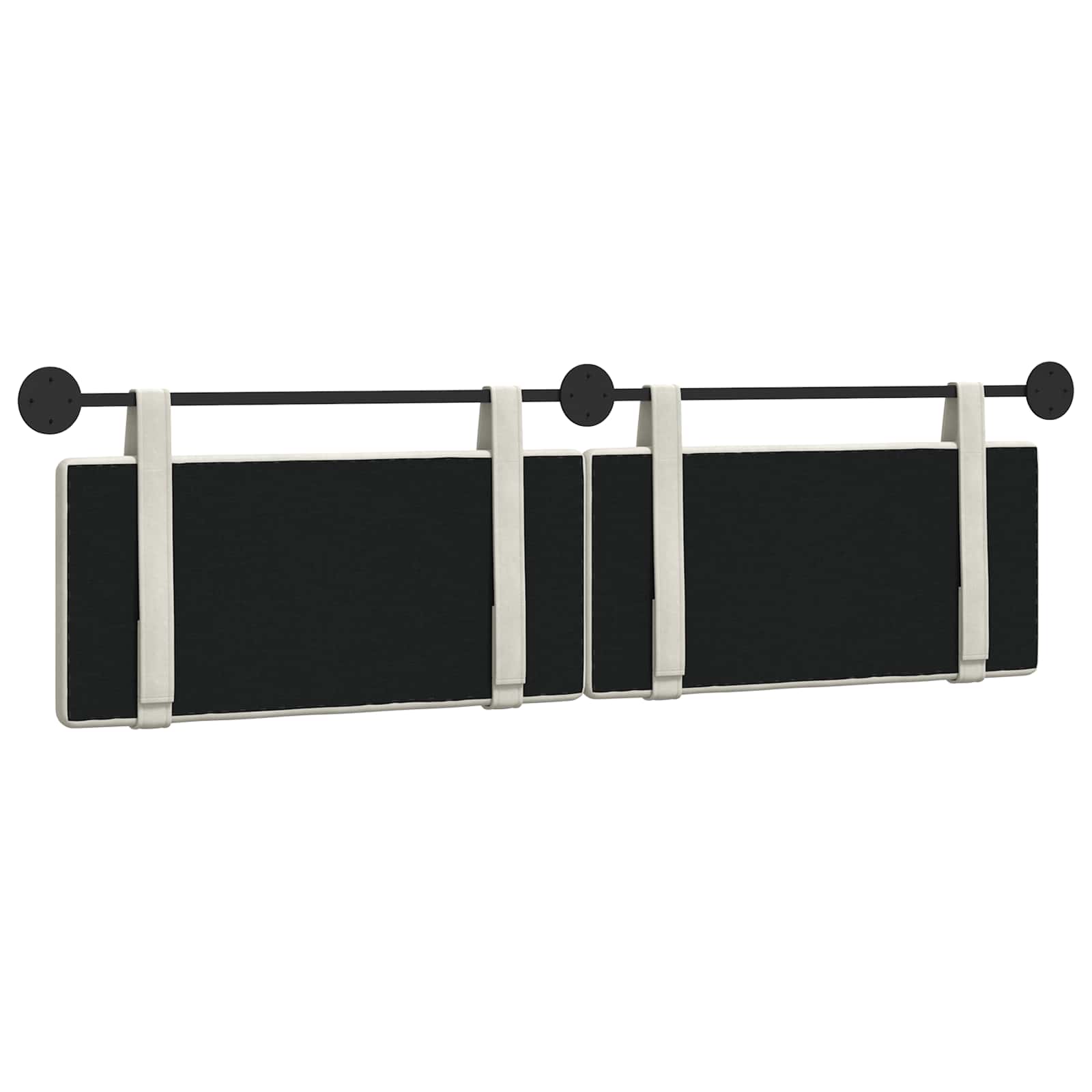 Tête de lit suspendue Crème 190 x 55 x 5 cm Velours - XIOS