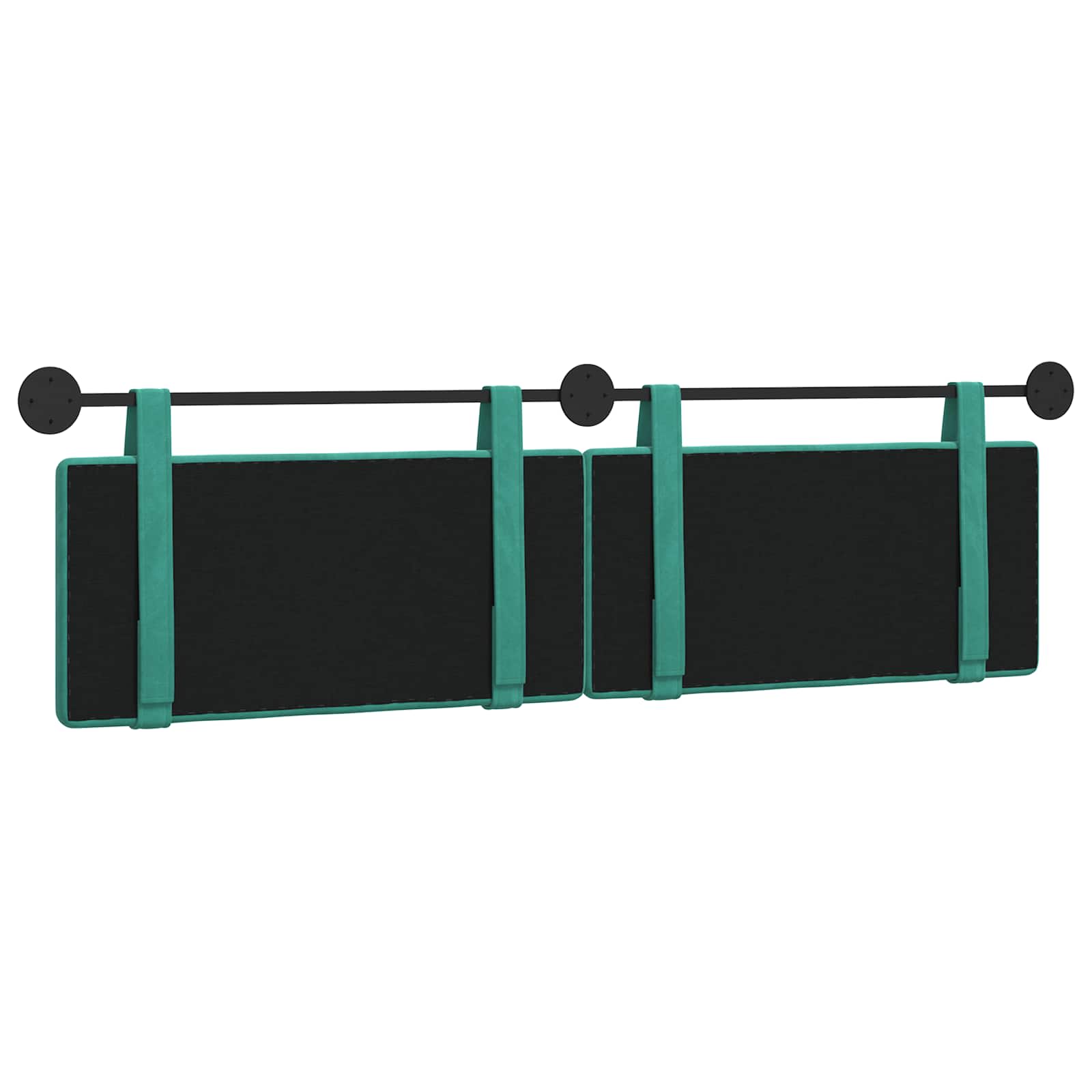 Tête de lit suspendue Turquoise Velours - XIOS