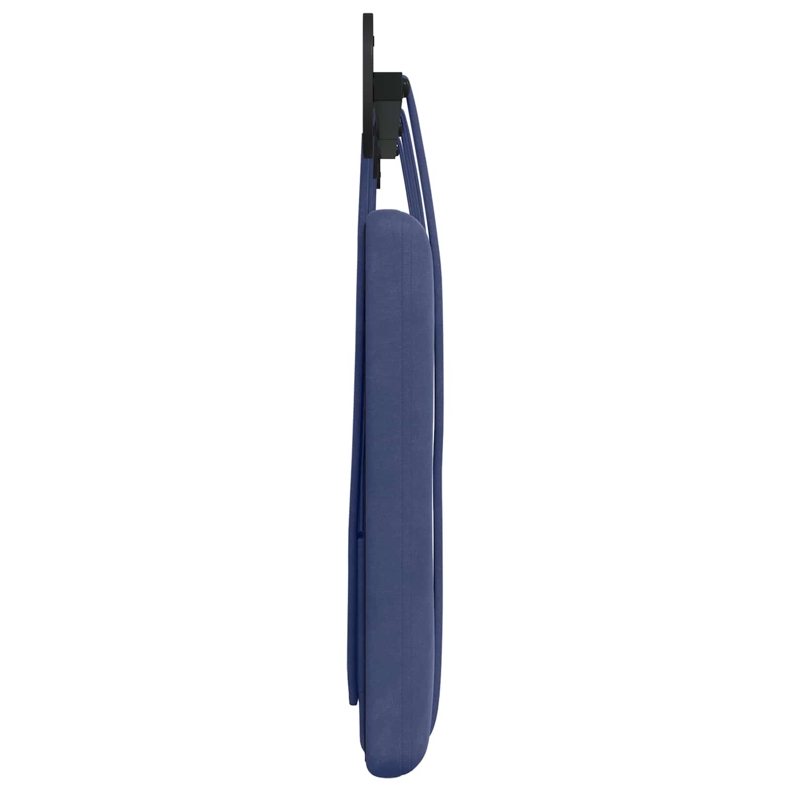 Tête de lit suspendue Bleu police Velours - XIOS