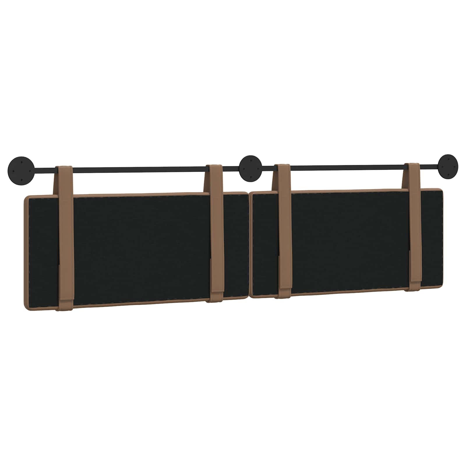 Tête de lit suspendue Cappuccino Simili cuir - XIOS