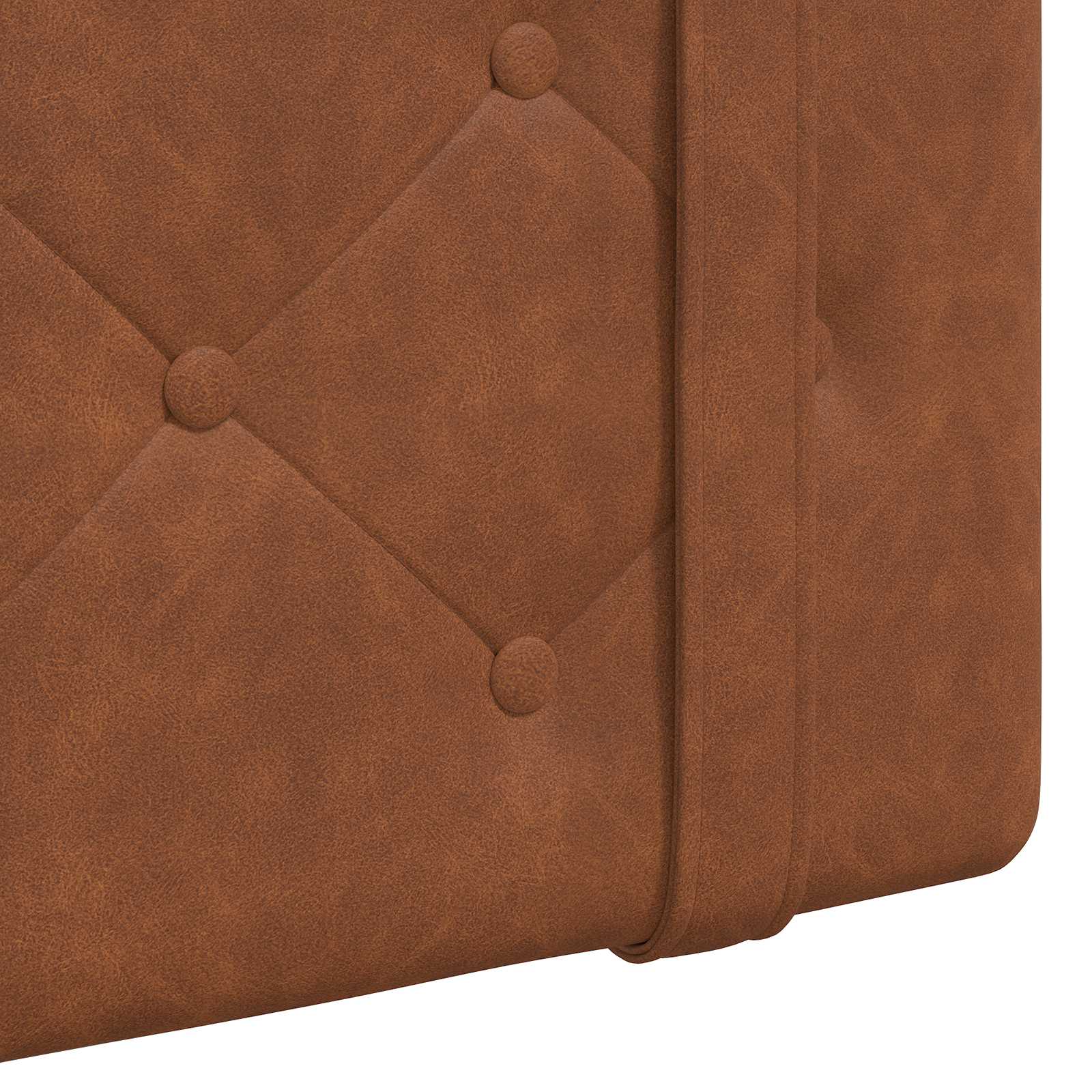 Tête de lit suspendue Marron PU antique - XIOS