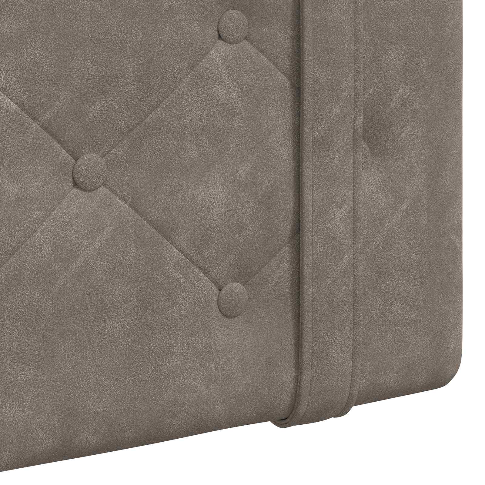 Tête de lit suspendue Gris 190 x 55 x 5 cm PU antique - XIOS
