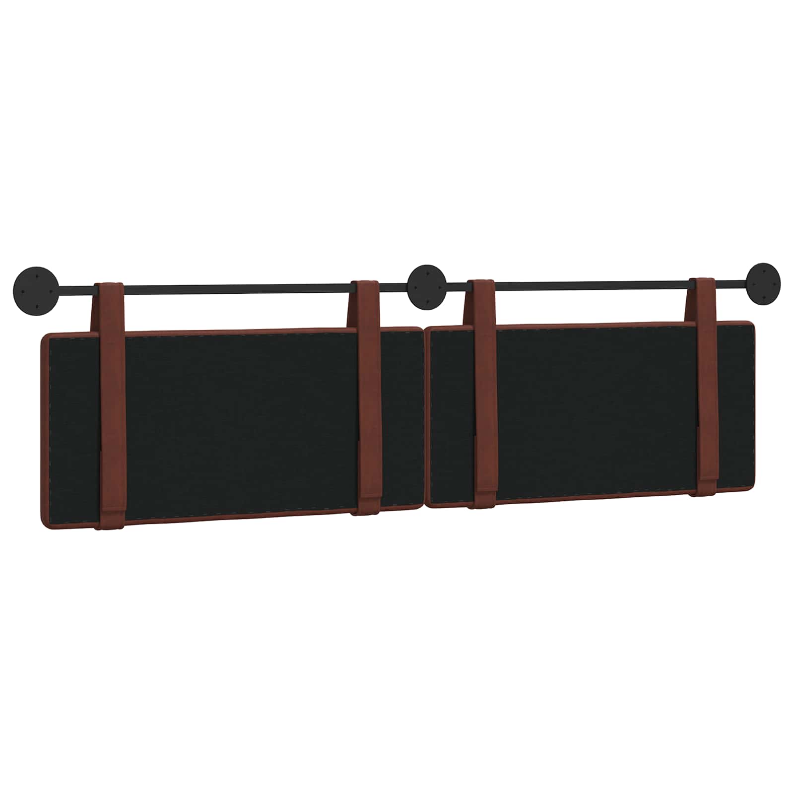 Tête de lit suspendue Brun Brillant 190 x 55 x 5 cm PU antique - XIOS