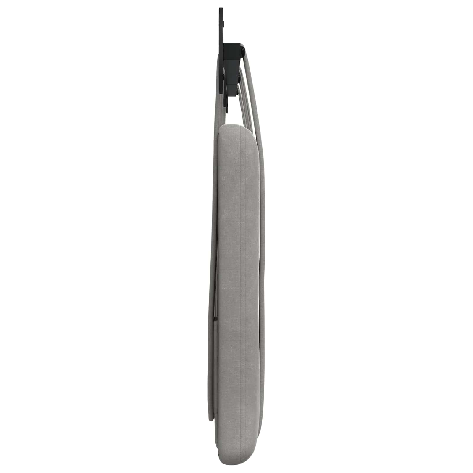 Tête de lit suspendue Gris clair 210 x 55 x 5 cm Velours - XIOS