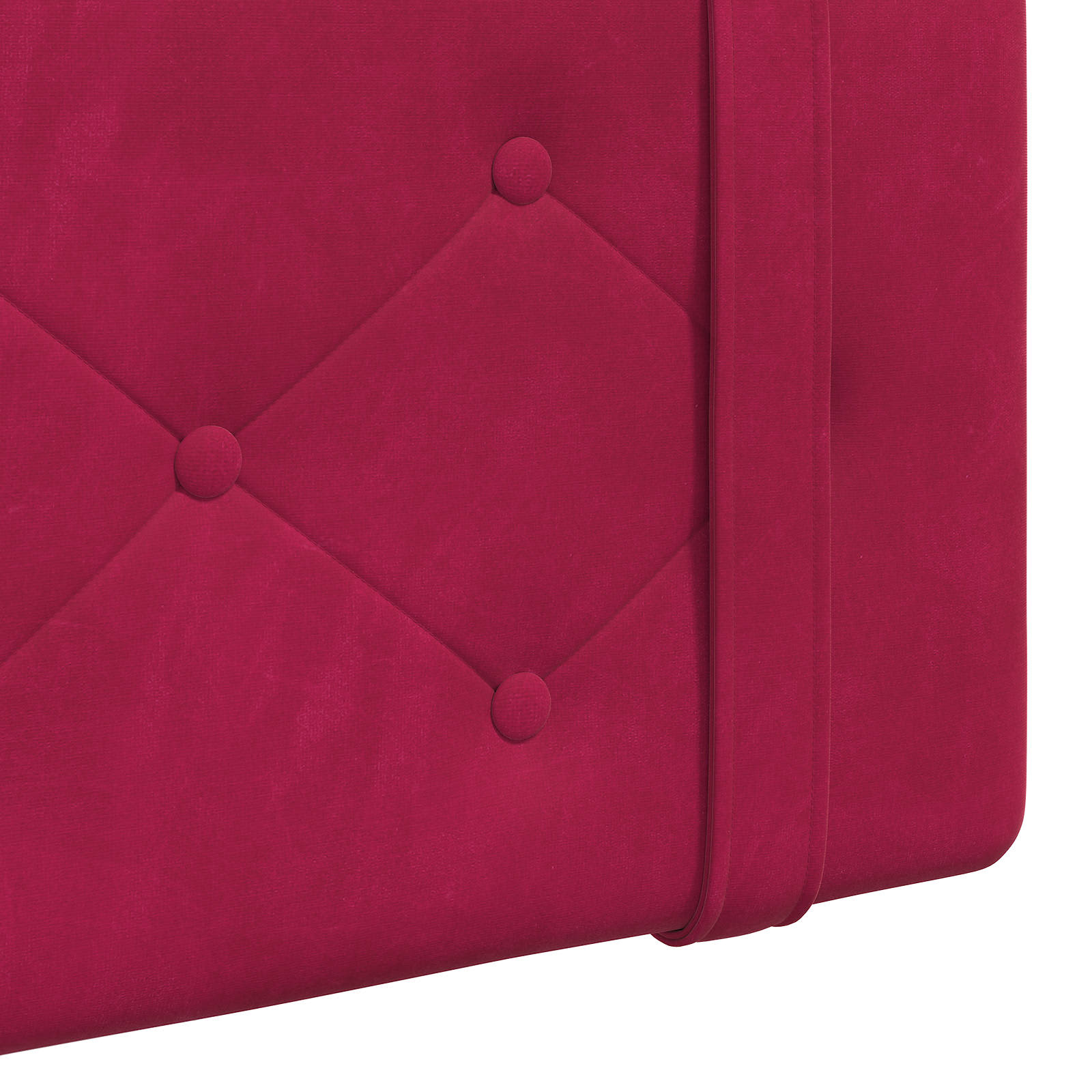 Tête de lit suspendue Bordeaux 210 x 55 x 5 cm Velours - XIOS