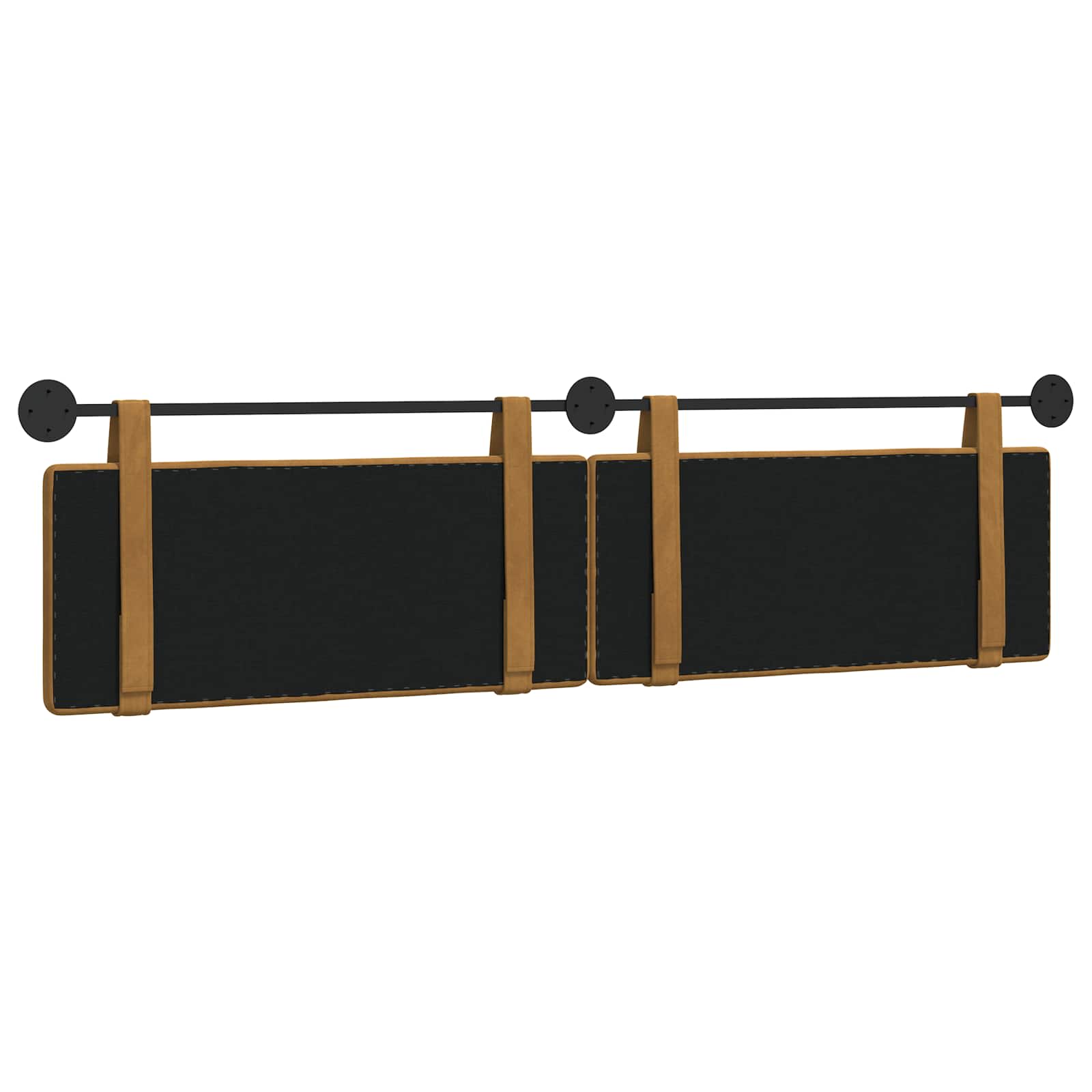 Tête de lit suspendue Marron 210 x 55 x 5 cm Velours - XIOS