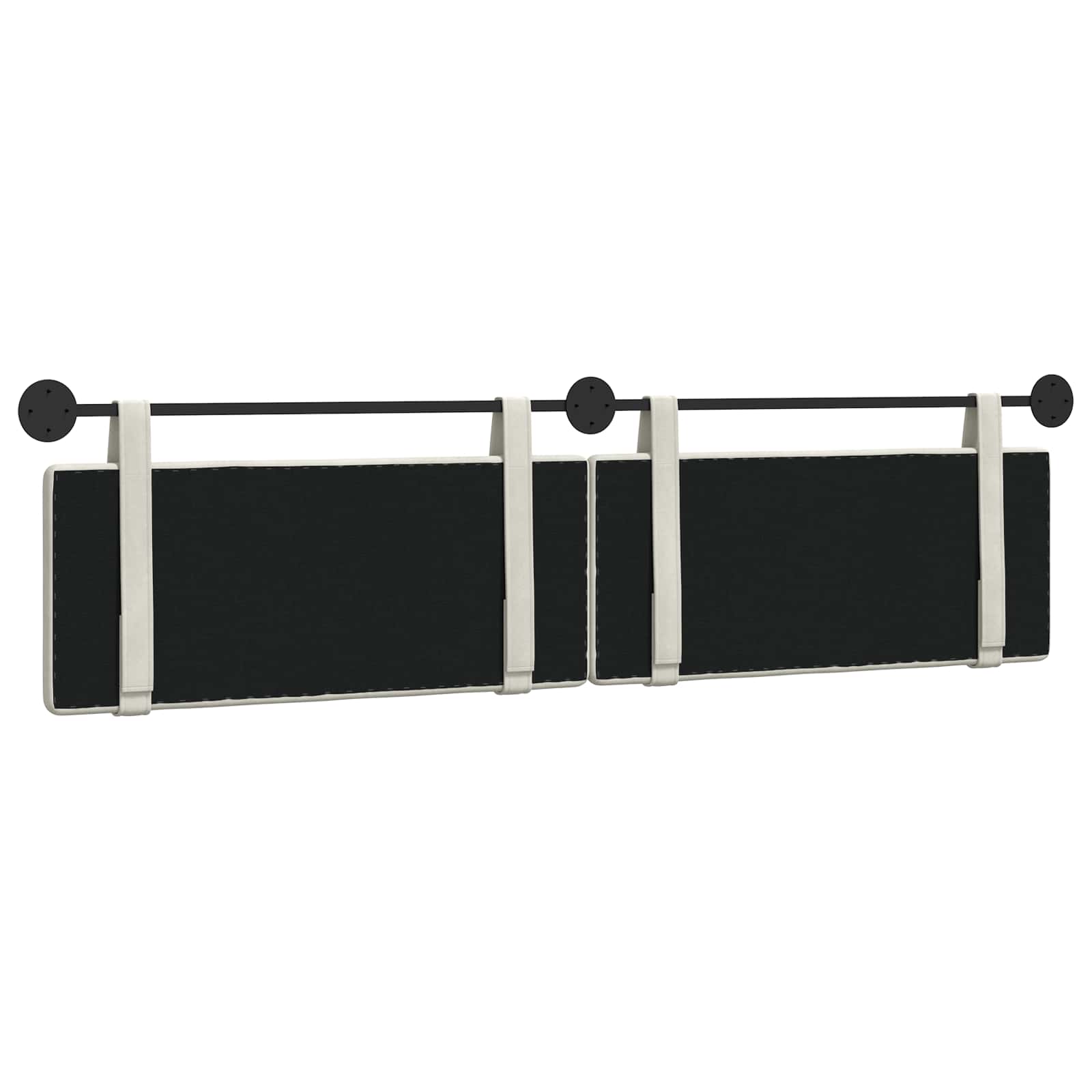 Tête de lit suspendue Crème 210 x 55 x 5 cm Velours - XIOS