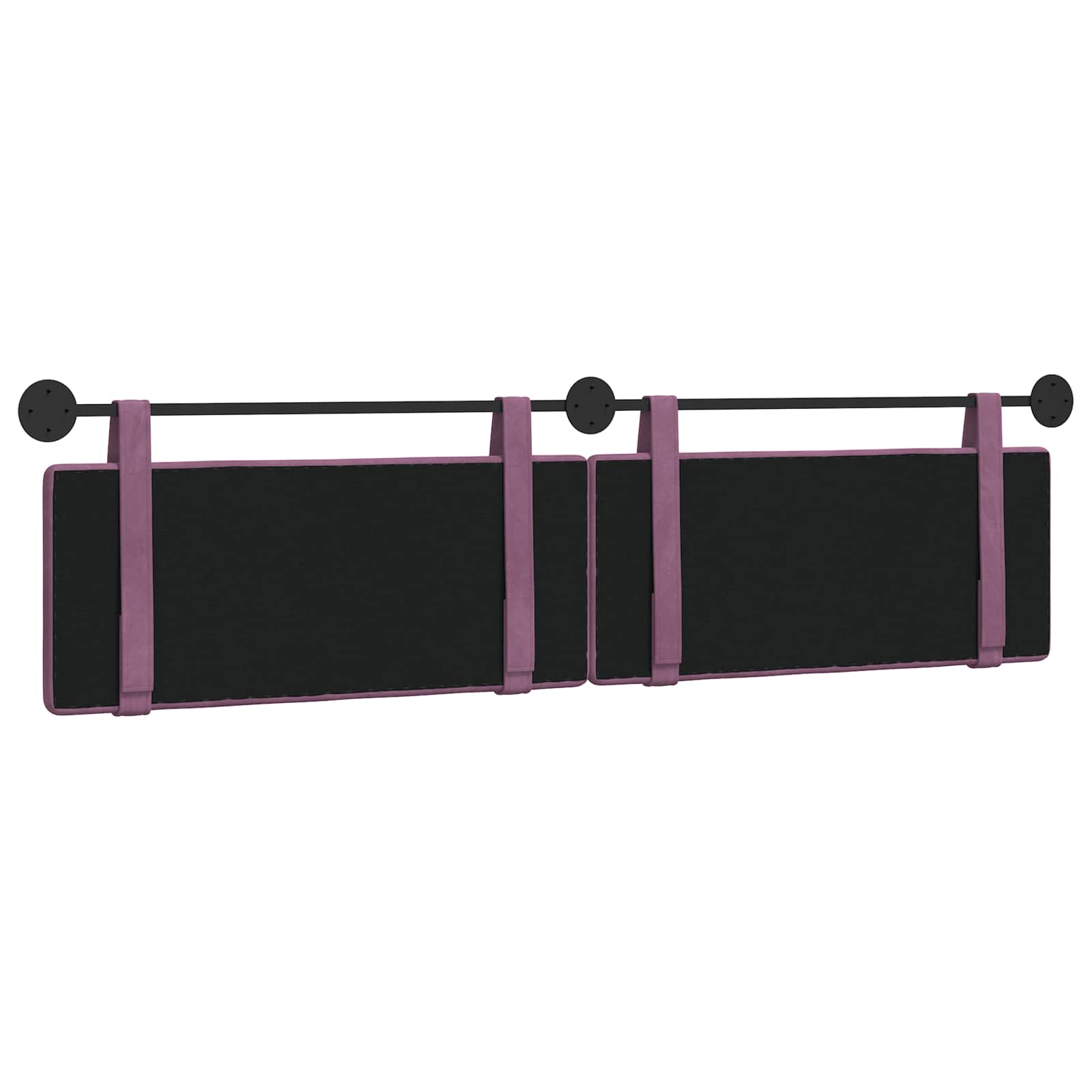 Tête de lit suspendue Pourpre 210 x 55 x 5 cm Velours - XIOS