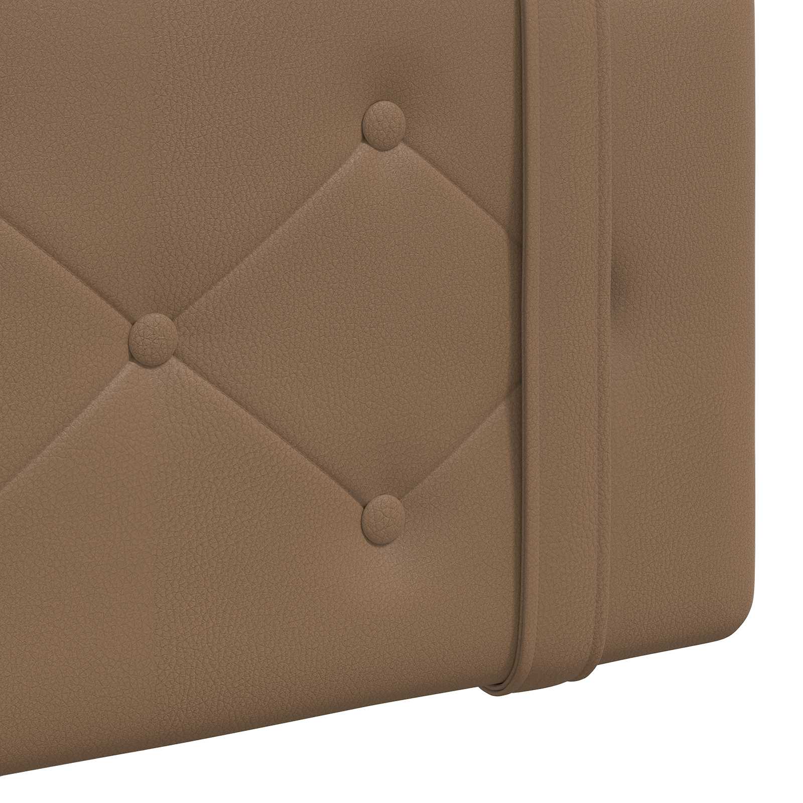 Tête de lit suspendue Cappuccino 210 x 55 x 5 cm Simili cuir - XIOS