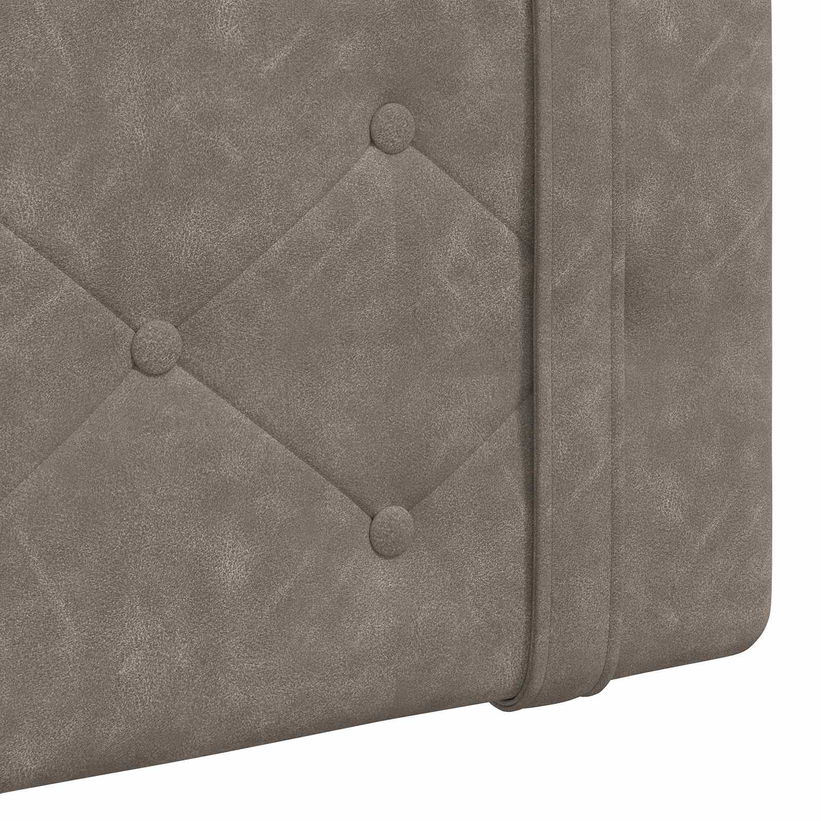 Tête de lit suspendue Gris 210 x 55 x 5 cm PU antique - XIOS