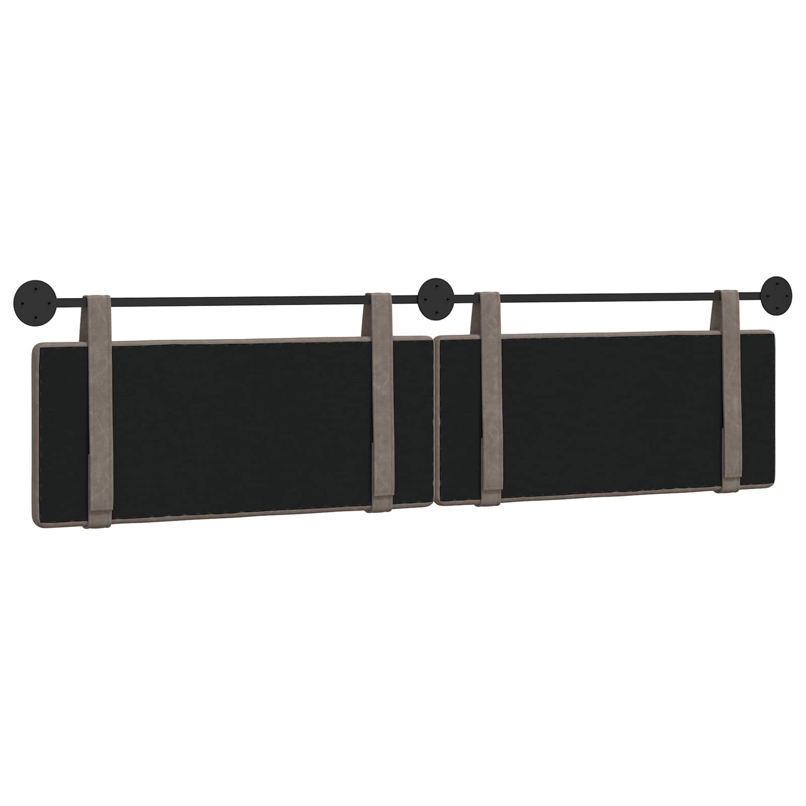 Tête de lit suspendue Gris 210 x 55 x 5 cm PU antique - XIOS