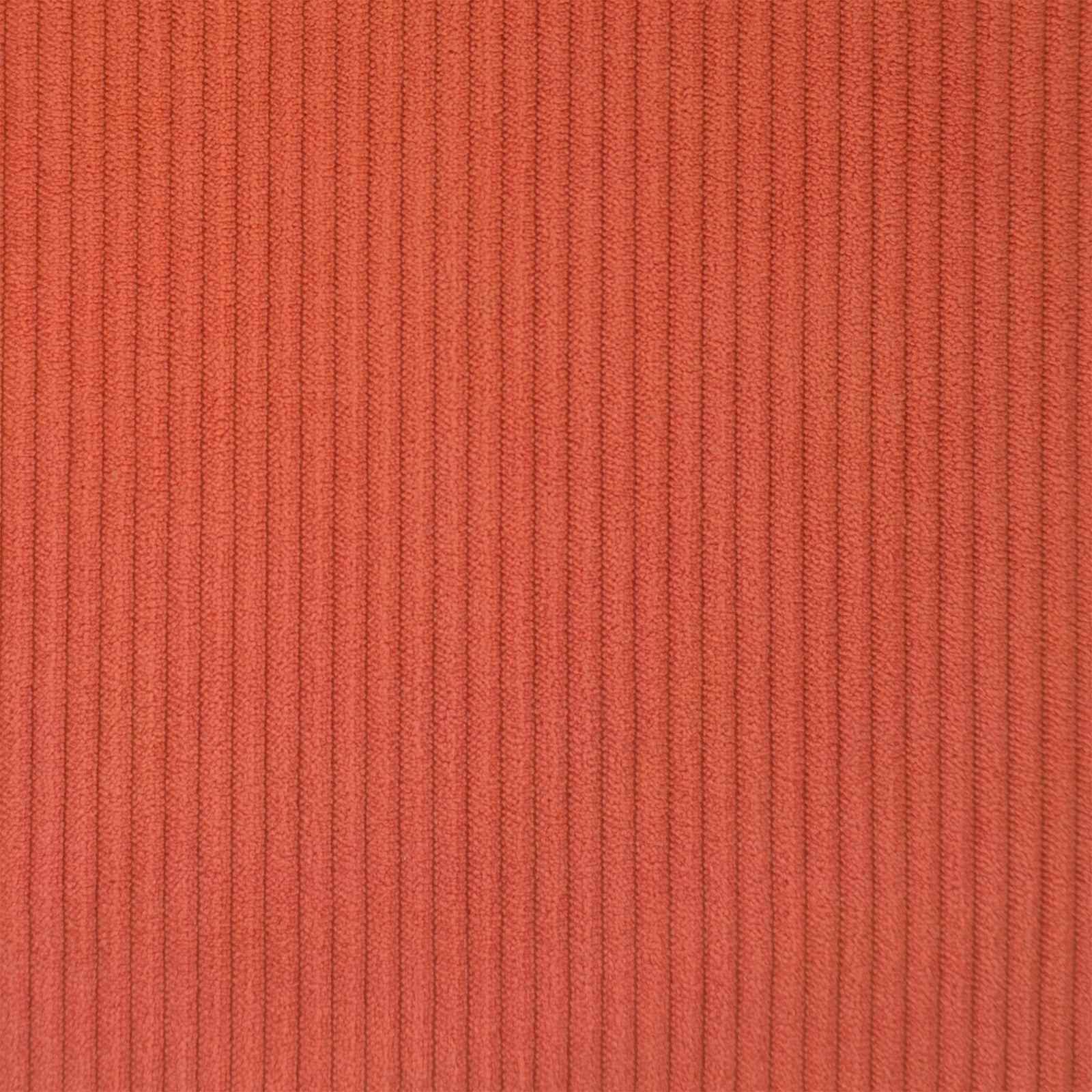 Tête de lit suspendue Rouge orange Tissu en velours côtelé - XIOS