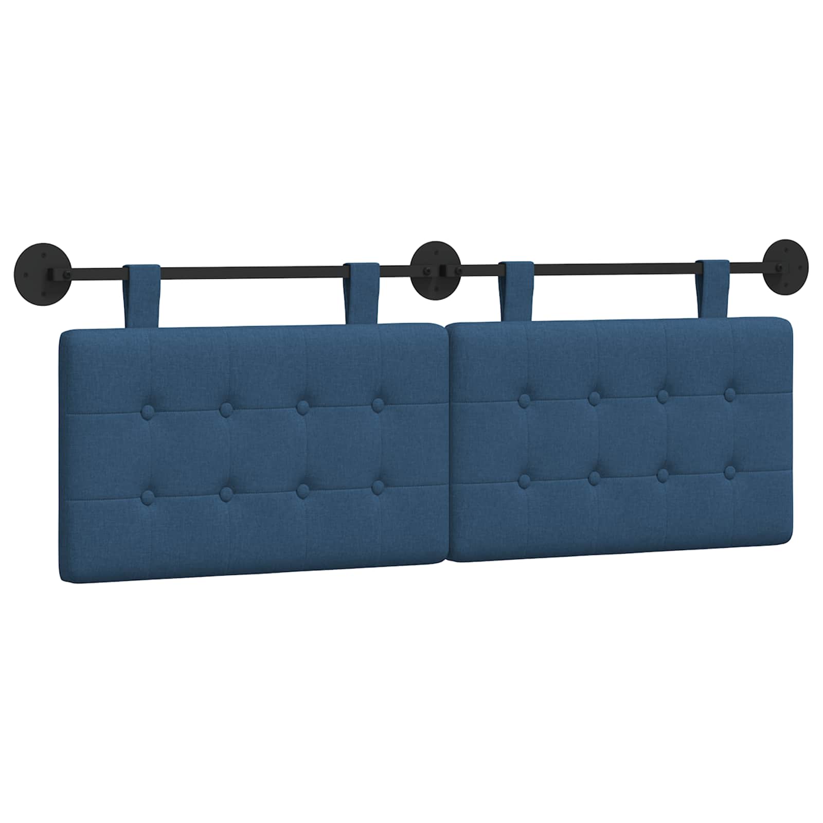 Tête de lit suspendue Bleu Tissu - XIOS