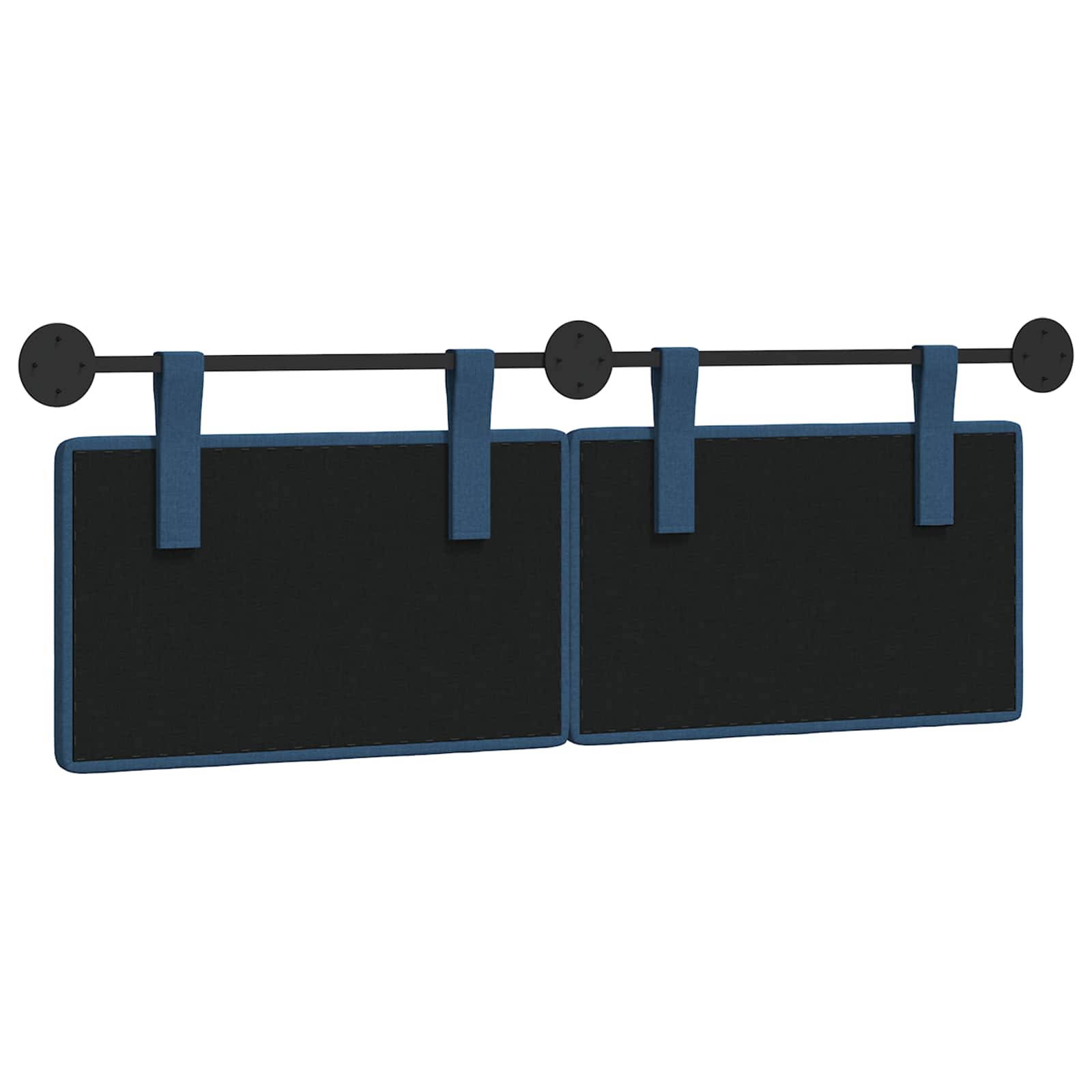 Tête de lit suspendue Bleu Tissu - XIOS