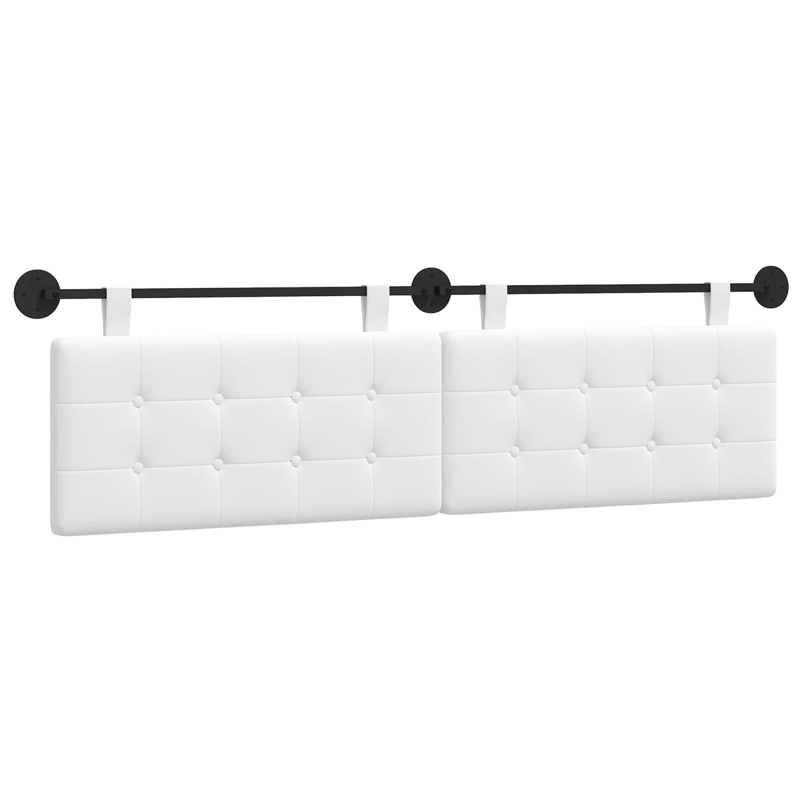 Tête de lit suspendue Blanc Tissu - XIOS