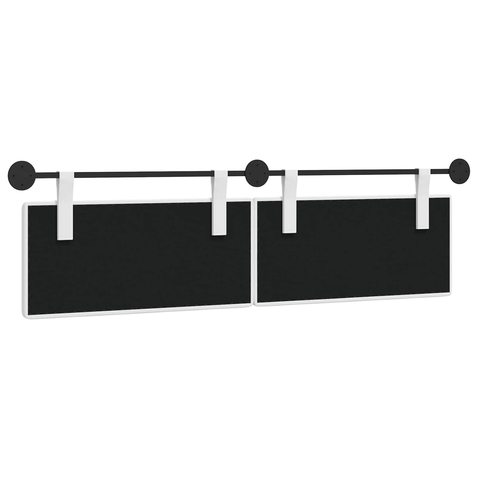 Tête de lit suspendue Blanc Tissu - XIOS