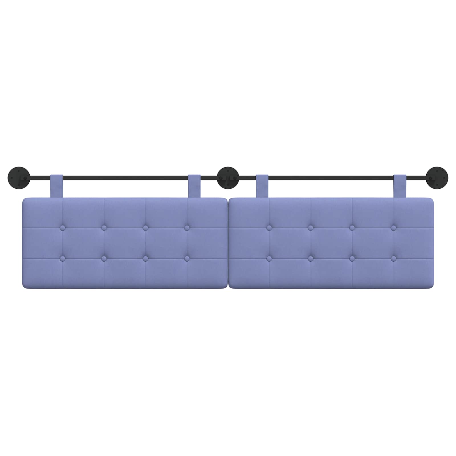 Tête de lit suspendue Bleu denim 190 x 55 x 5 cm tissu - XIOS