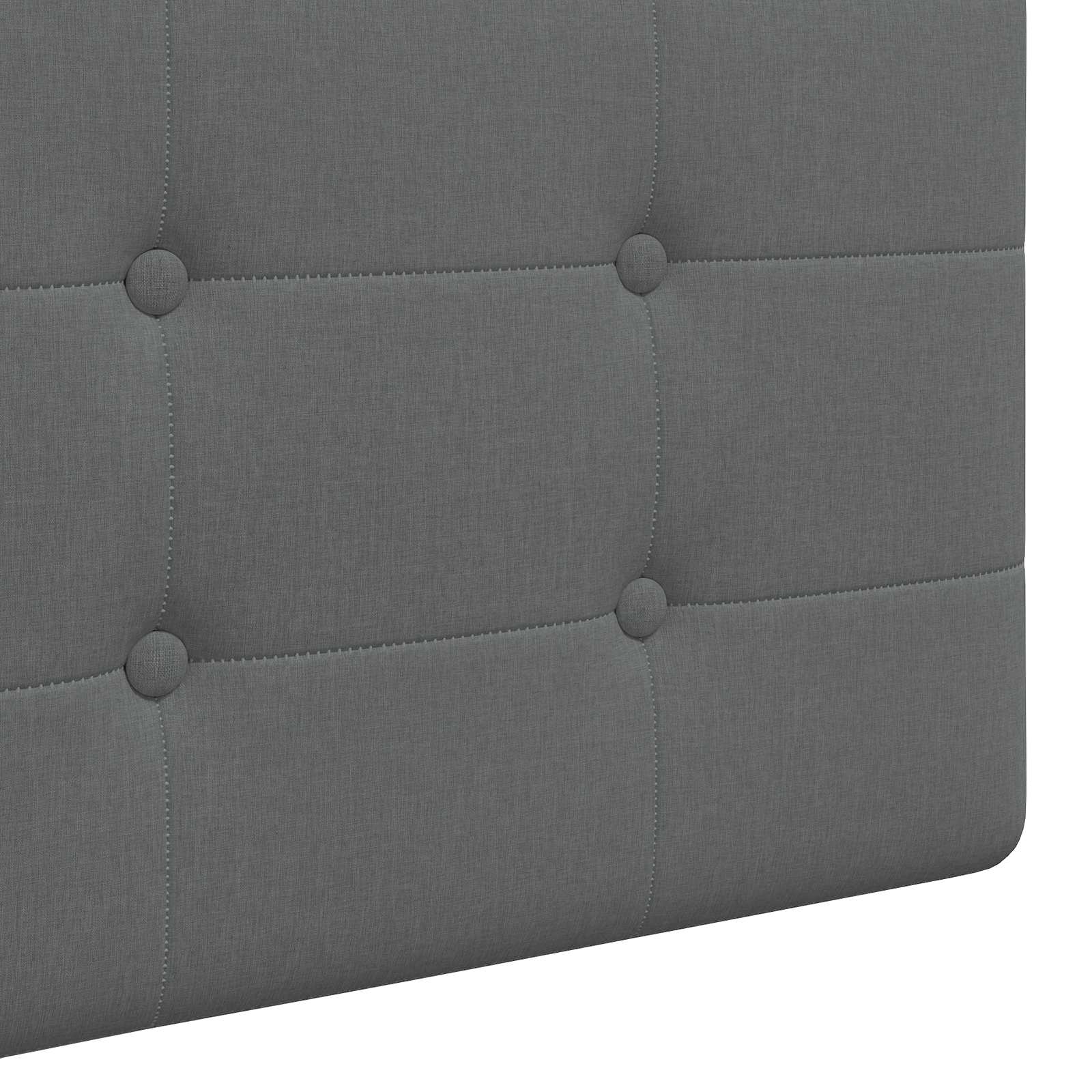 Tête de lit suspendue Gris foncé tissu - XIOS