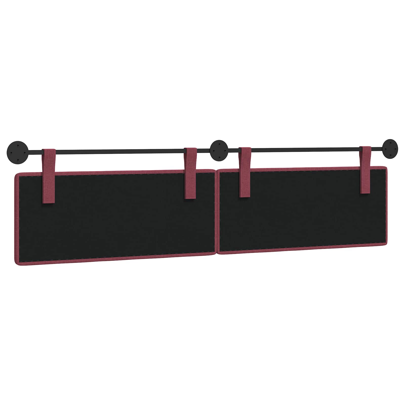 Tête de lit suspendue Bordeaux Tissu - XIOS