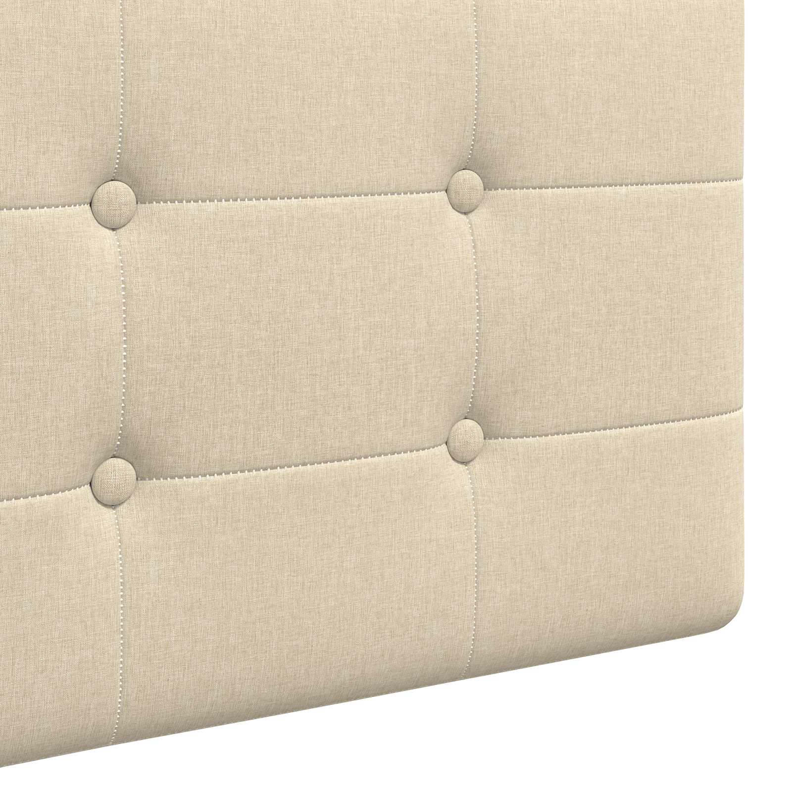 Tête de lit suspendue Crème tissu - XIOS