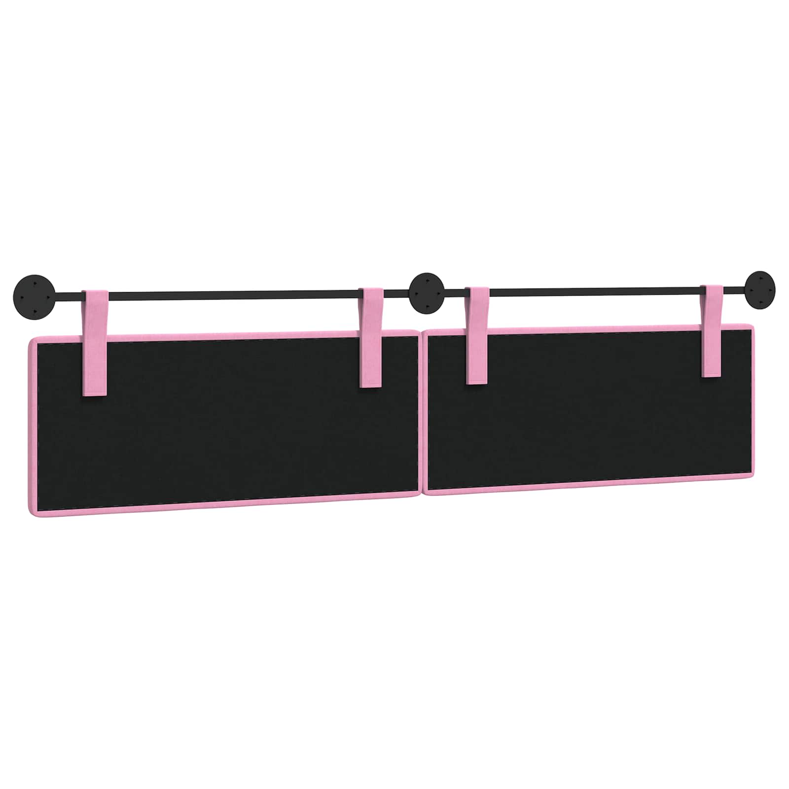 Tête de lit suspendue Rose tissu - XIOS