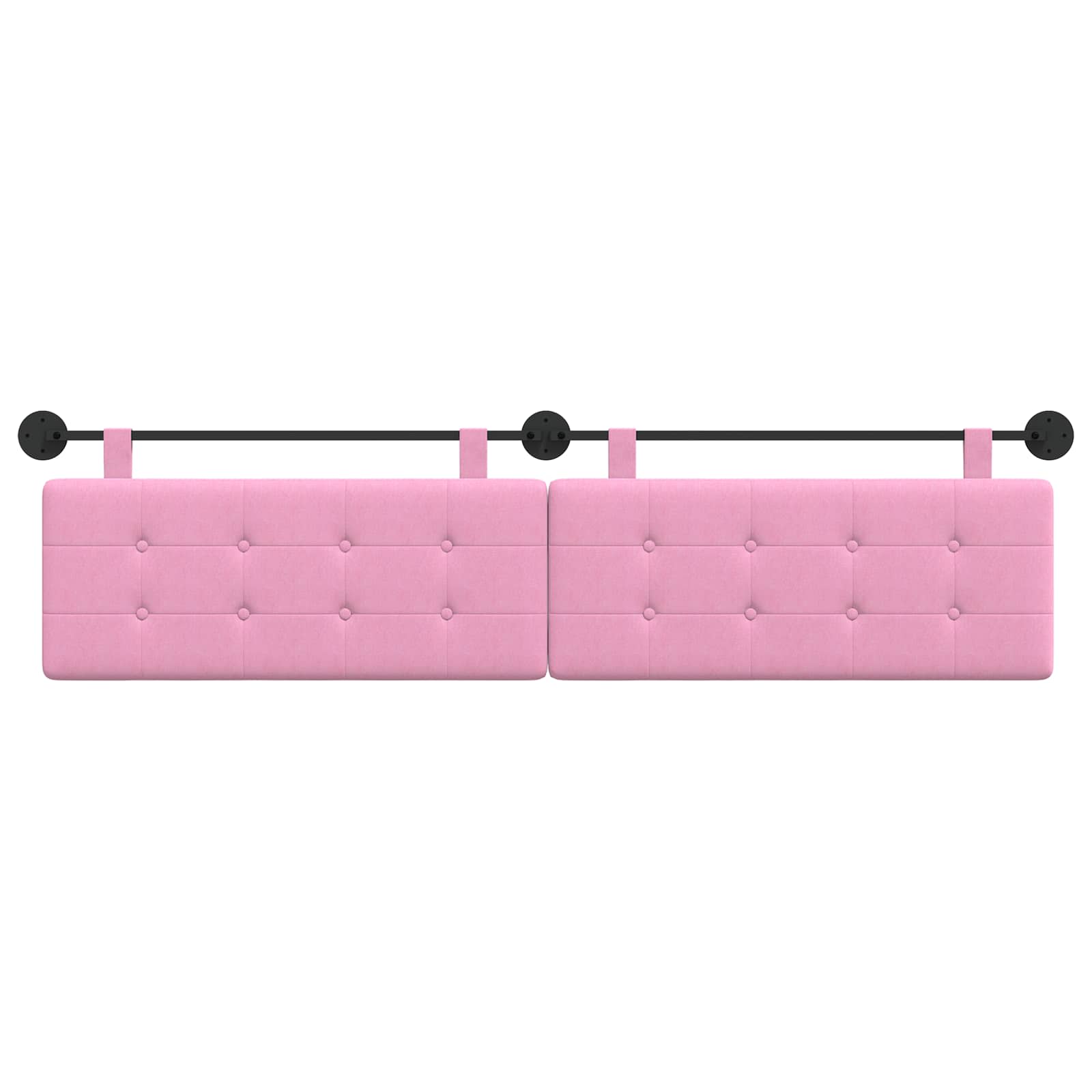Tête de lit suspendue Rose tissu - XIOS