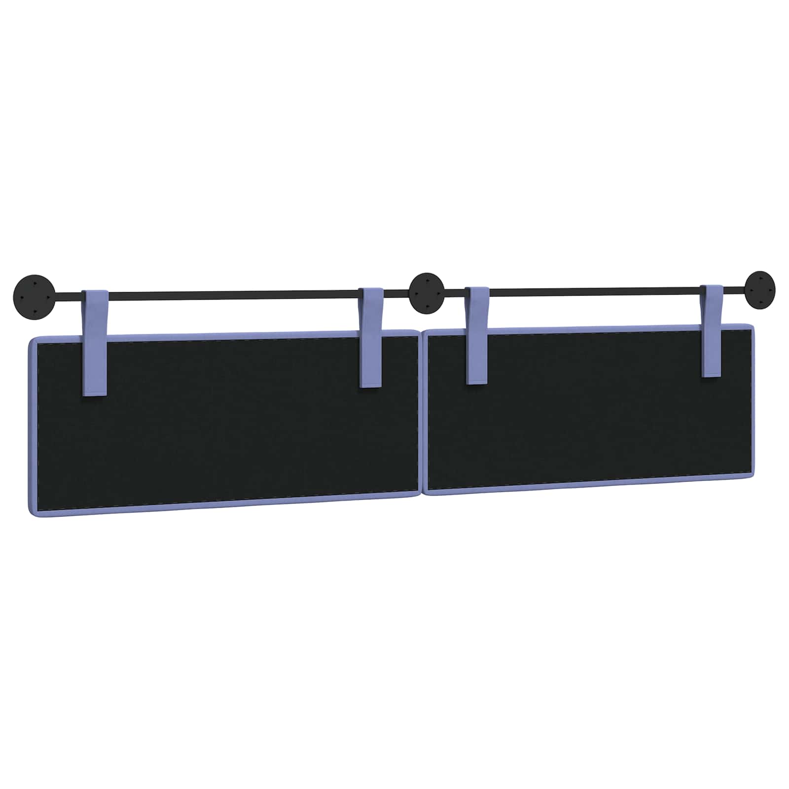 Tête de lit suspendue Bleu denim Tissu - XIOS