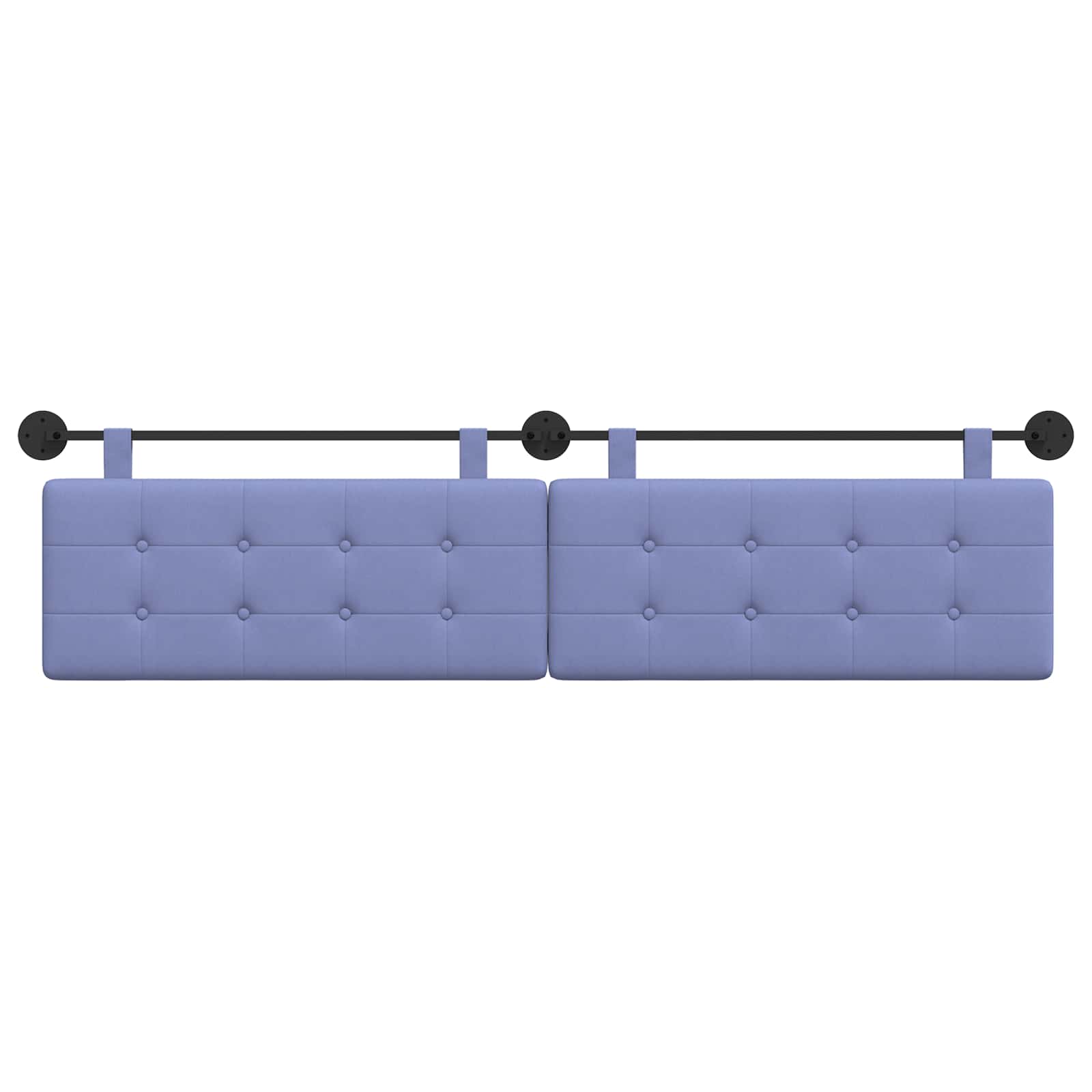 Tête de lit suspendue Bleu denim Tissu - XIOS