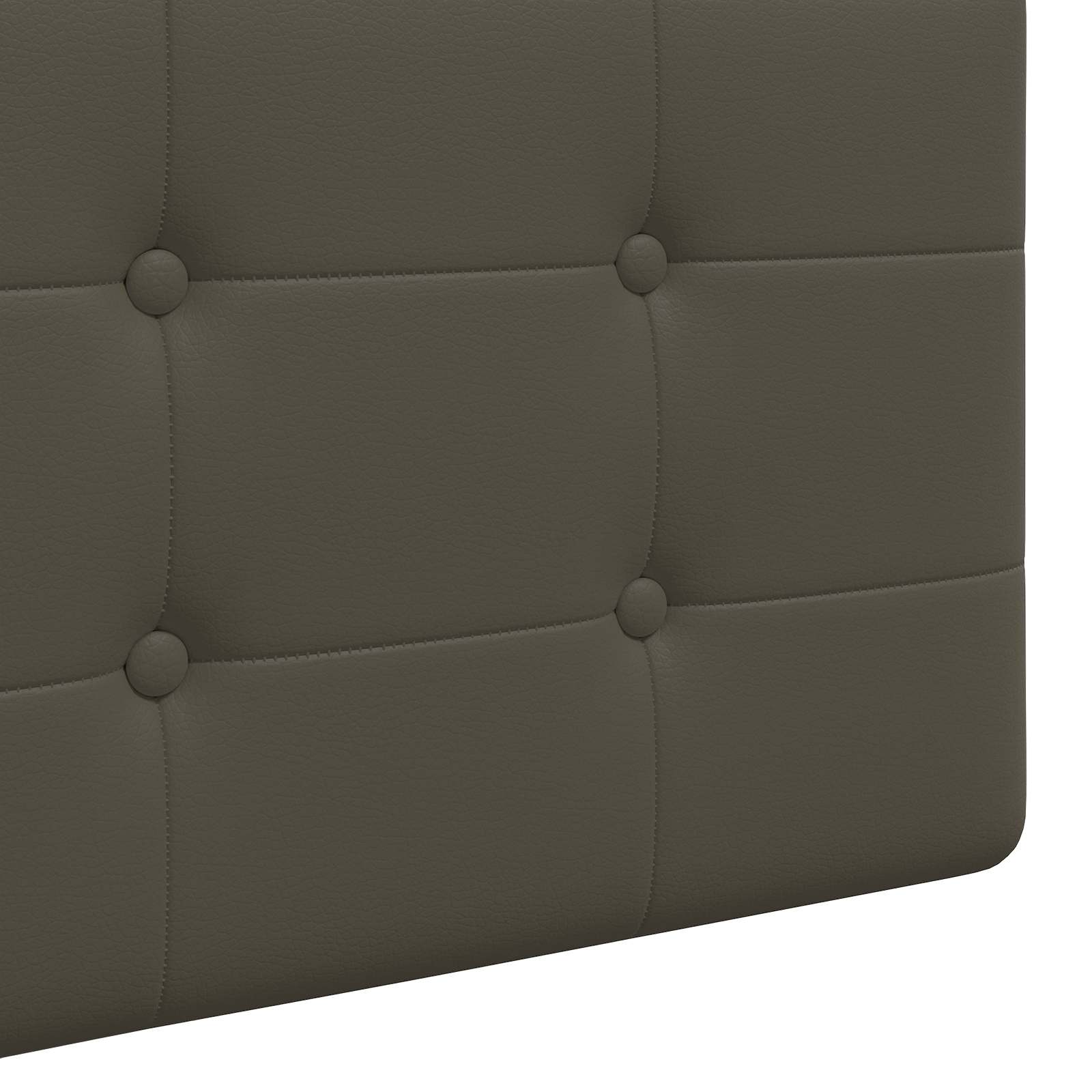 Tête de lit suspendue Gris 210 x 55 x 5 cm Simili cuir - XIOS