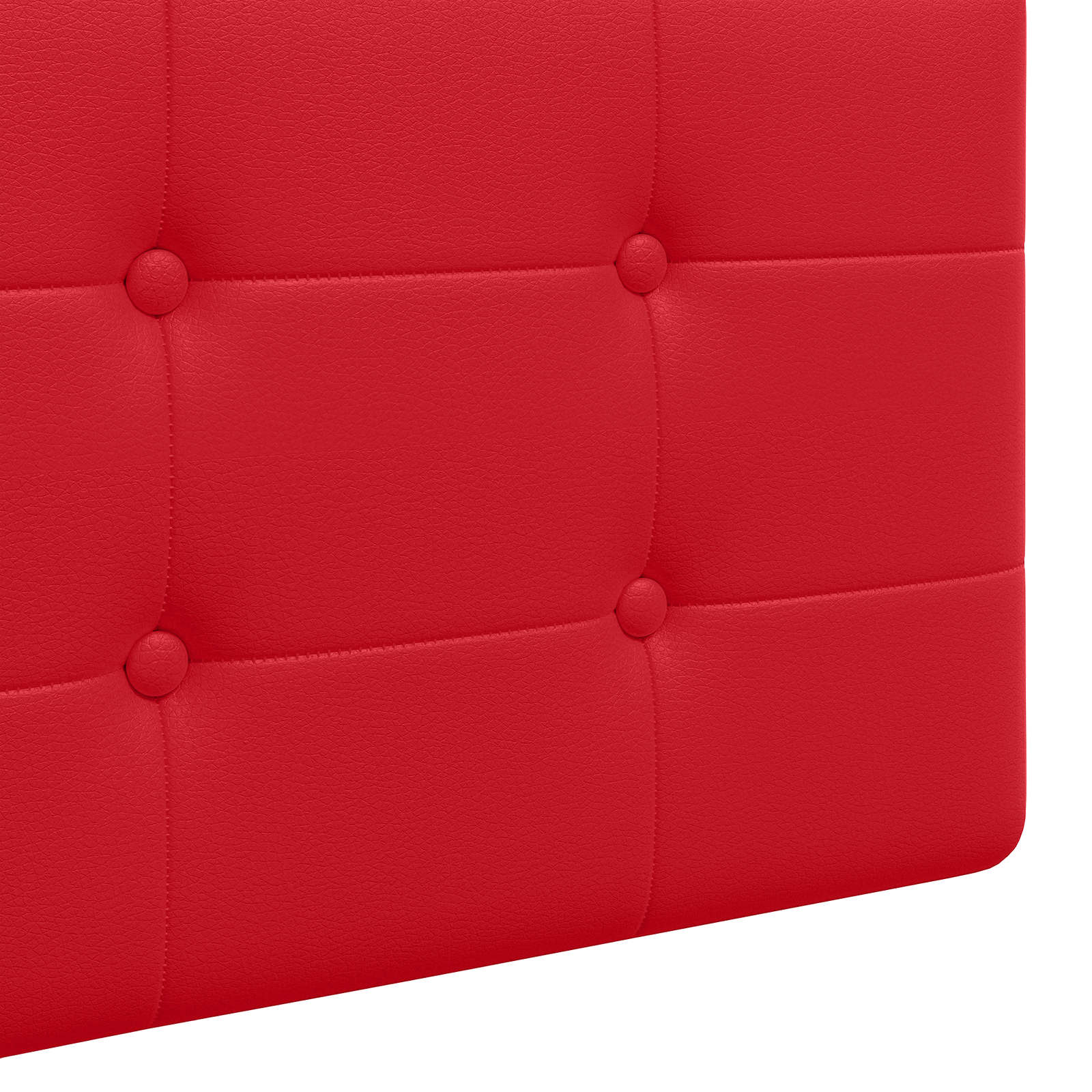 Tête de lit suspendue Rouge Simili cuir - XIOS