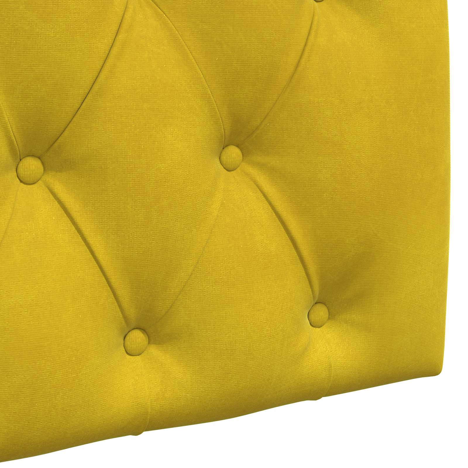 Tête de lit suspendue Jaune Velours - XIOS
